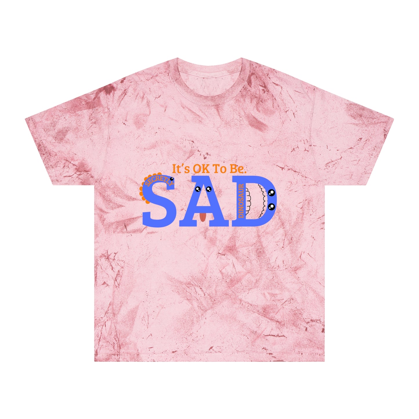 Unisex Color Blast T-Shirt, Comfort Tee, Mental Health Awareness Shirt, Casual Wear, Gift for Friends, Self-Care Fashion