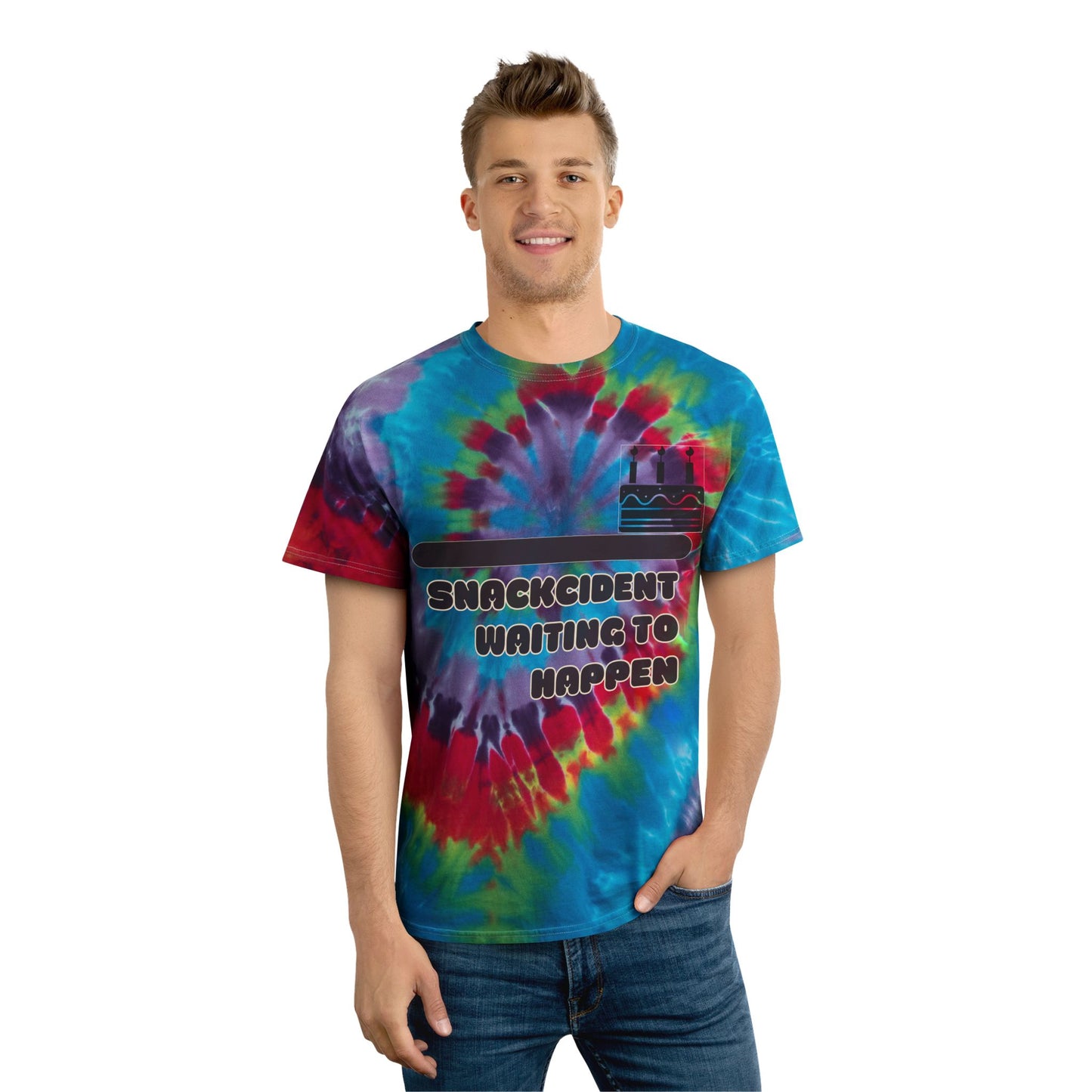 Colorful Tie-Dye Tee, Fun Spiral Design for Birthdays, Relaxed Vibe, Perfect for Celebrations, Unique Gift Idea, Casual Wear