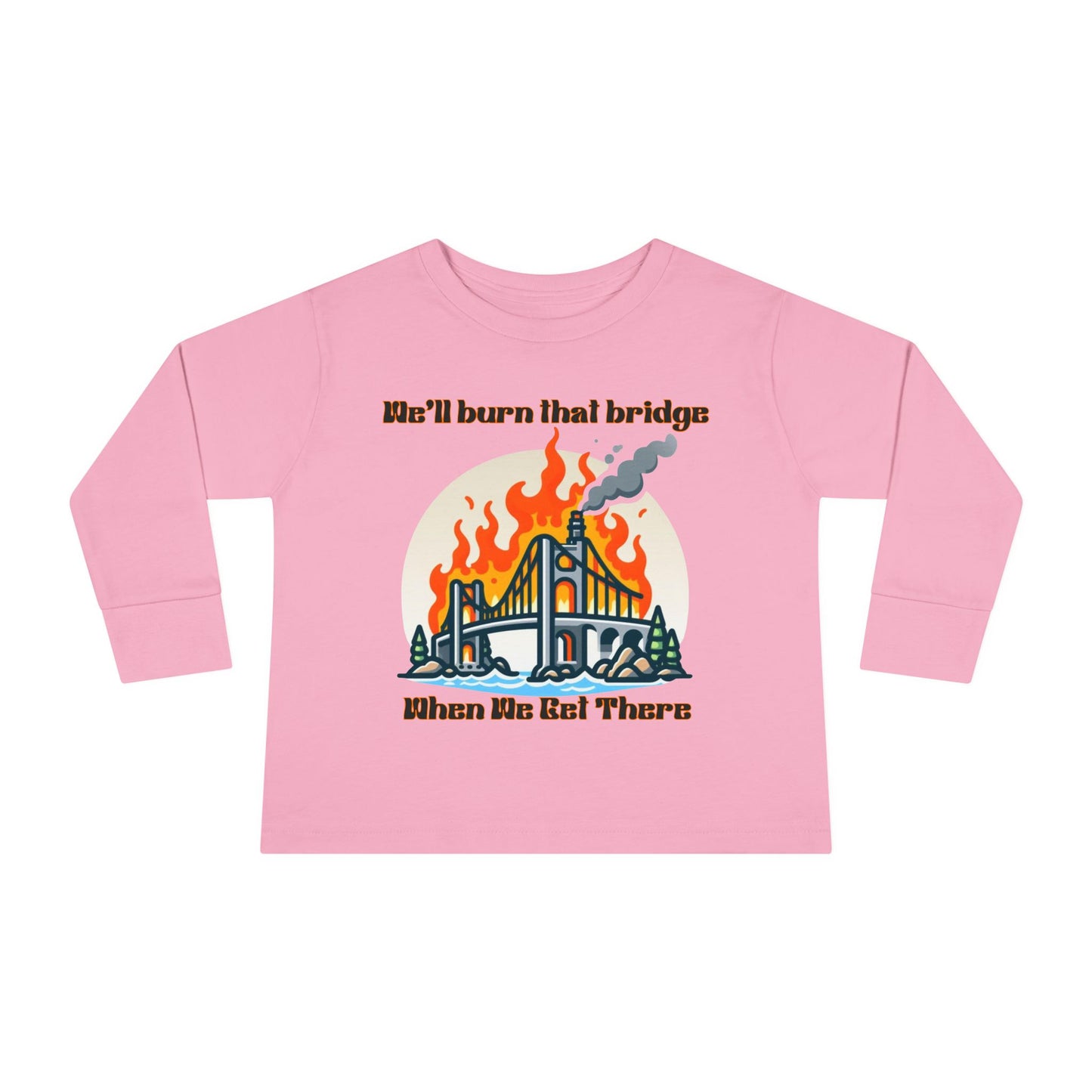 Funny Toddler Long Sleeve Tee - Kids Graphic Shirt, Cute Gift for Birthdays, Playtime, Celebrations, Everyday Wear