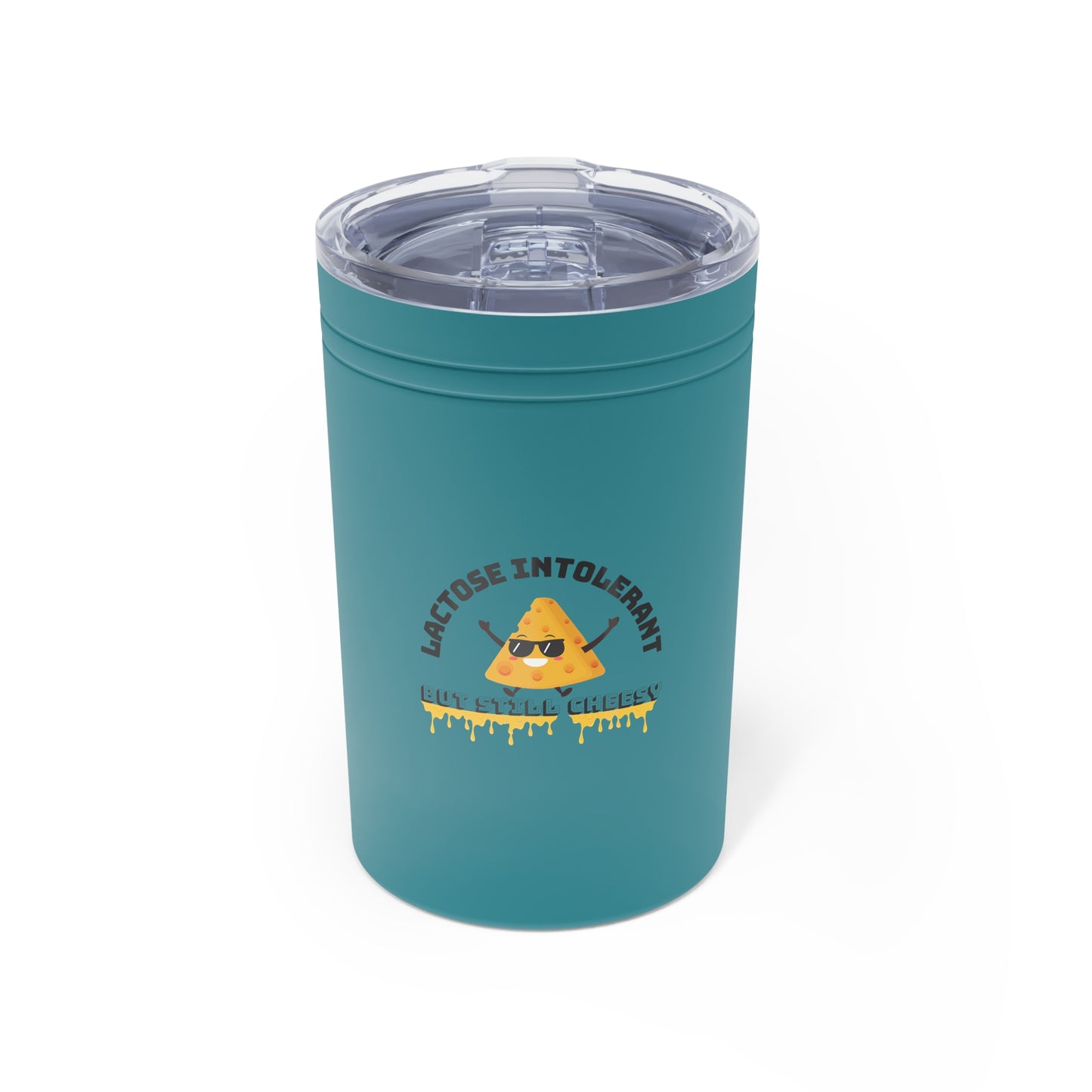 Funny Lactose Intolerant Tumbler, Humorous Travel Mug, Gift for Cheese Lovers, Insulated Cup for Dairy-Free Friends