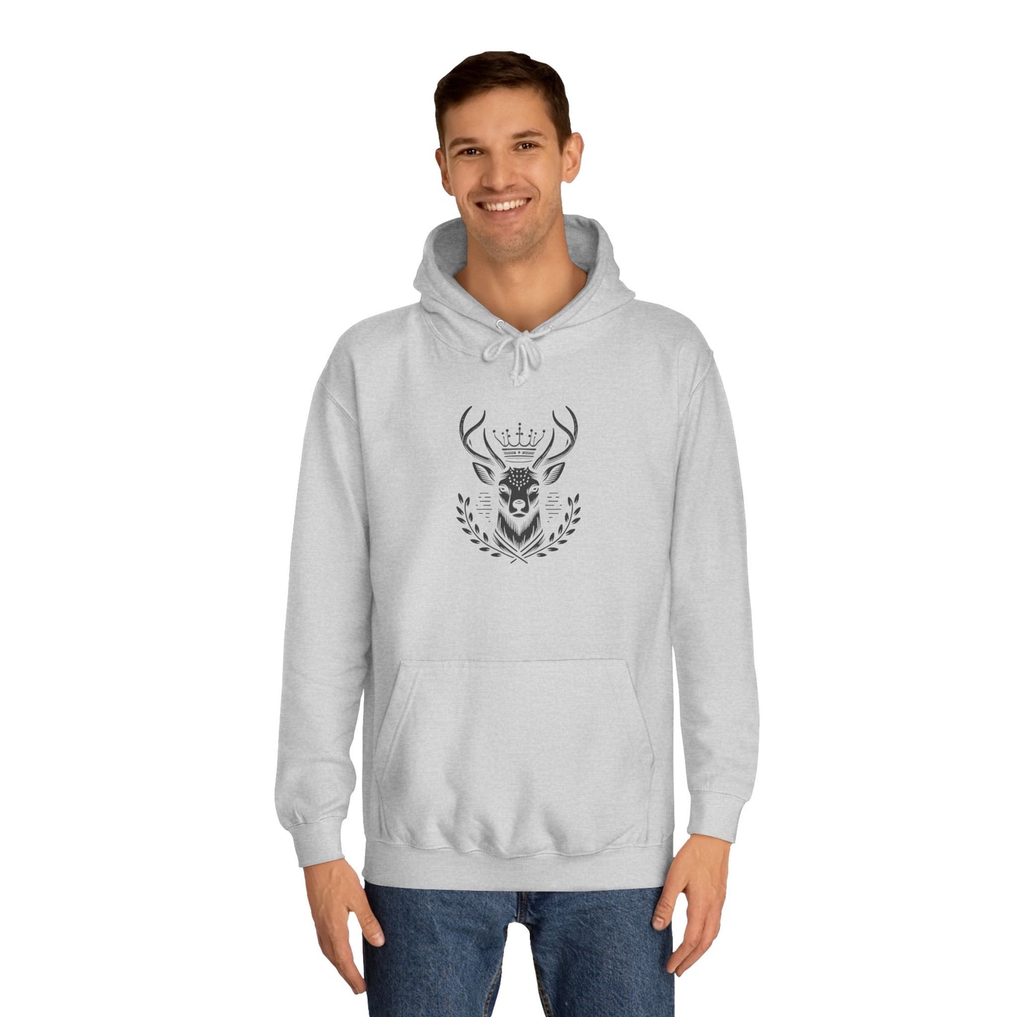 Stylish Unisex College Hoodie with Unique Design, Perfect for Casual Wear, Gifts, College Events, Fall Fashion, and Cozy Lounging - Oh Deer Lord