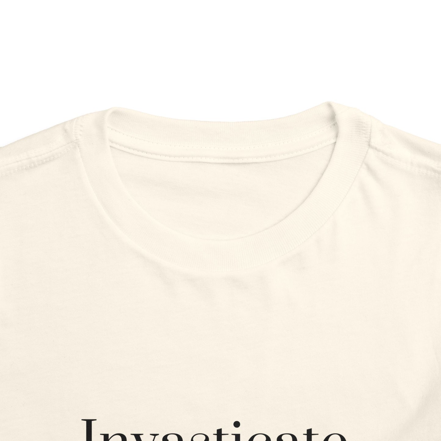 Curious Toddler Tee - Cute Short Sleeve Shirt, Kids Gift, Playful T-Shirt, Educational Apparel, Toddler Clothes