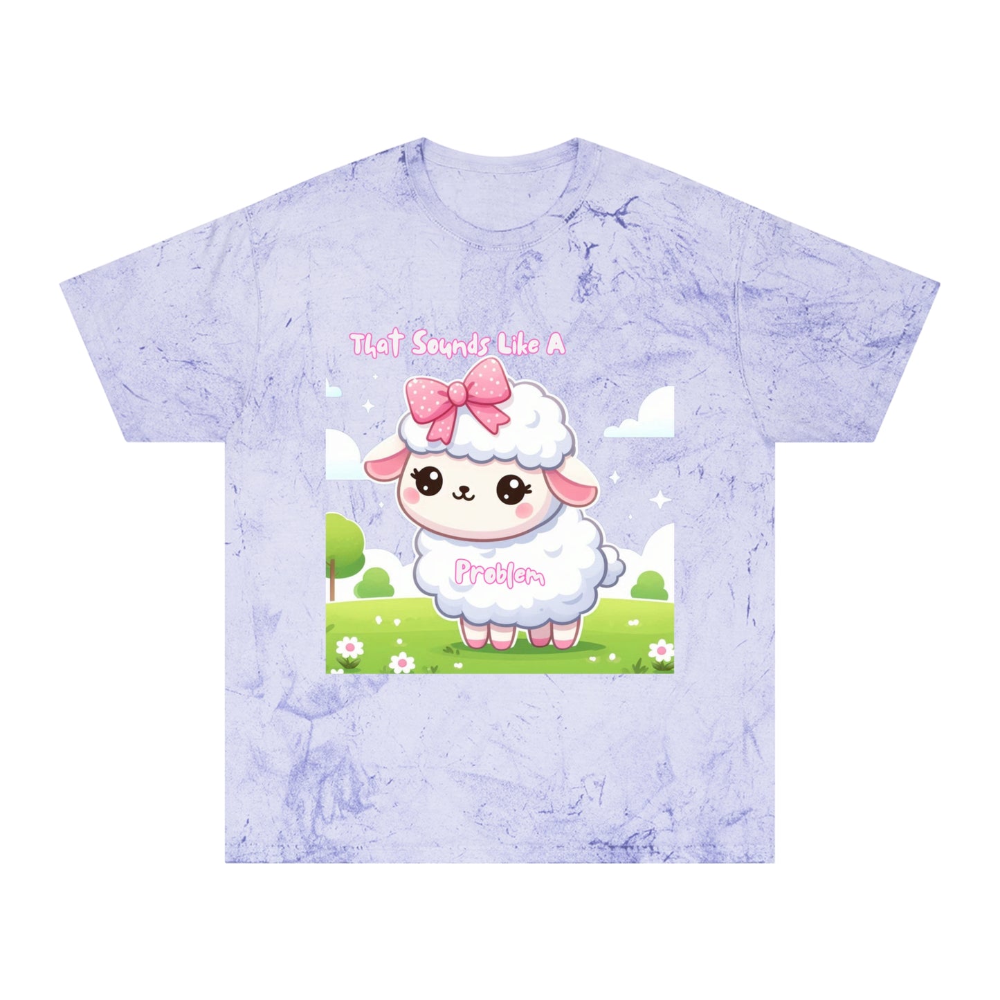 Colorful Cartoon Sheep T-Shirt - Perfect for Animal Lovers & Fun Events!