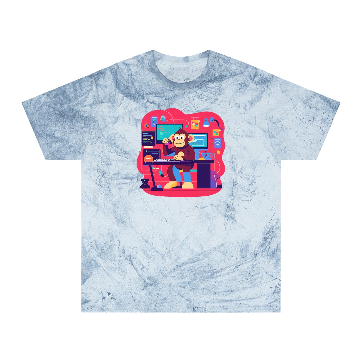 Colorful Gamer T-Shirt | Unisex T-Shirt for Tech Lovers, Video Game Merch, Fun Casual Wear, Unique Gift for Gamers
