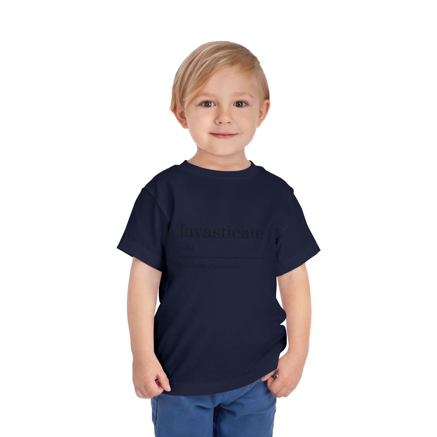 Curious Toddler Tee - Cute Short Sleeve Shirt, Kids Gift, Playful T-Shirt, Educational Apparel, Toddler Clothes
