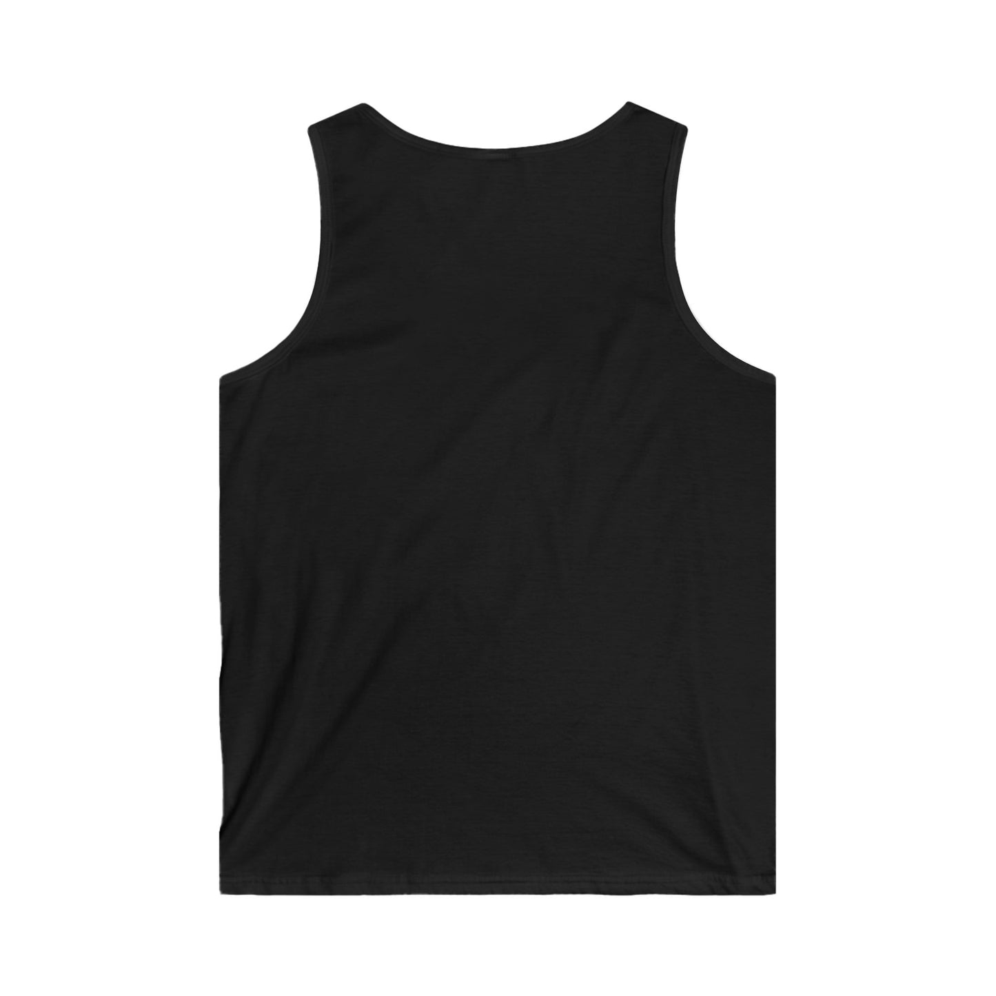 Men's Softstyle Tank Top - Fire Bridge Design - Perfect for Summer Adventures
