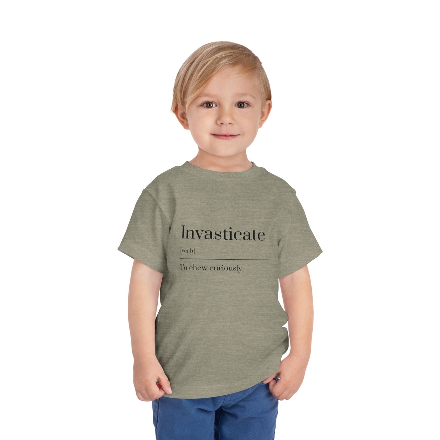 Curious Toddler Tee - Cute Short Sleeve Shirt, Kids Gift, Playful T-Shirt, Educational Apparel, Toddler Clothes