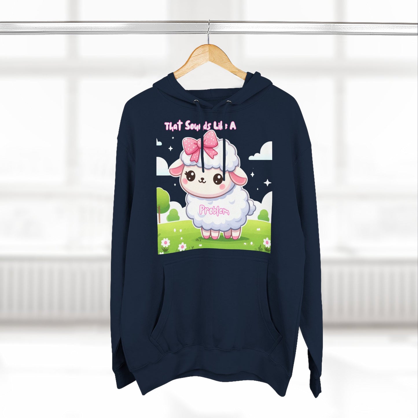 Ewe Problem - Three-Panel Fleece Hoodie
