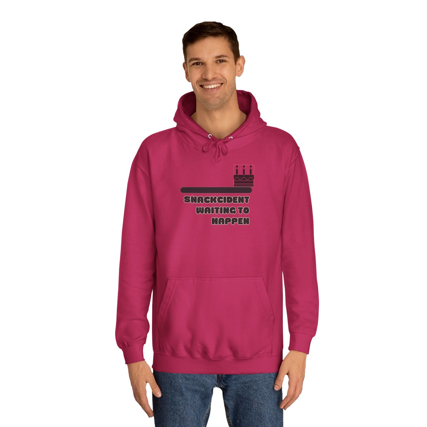 Unisex College Hoodie - Fun and Cozy Style for Students, Perfect for Campus Life, Gift for Graduates, Chill Days, Hoodie with Quirky Quote