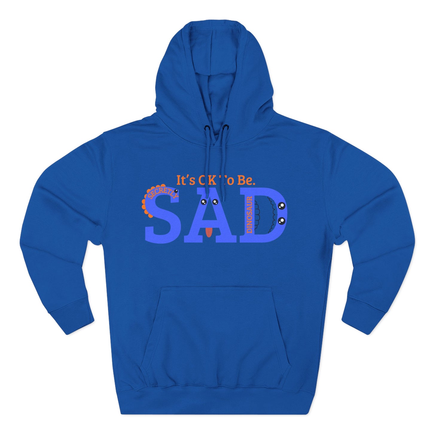 SAD Three-Panel Fleece Hoodie