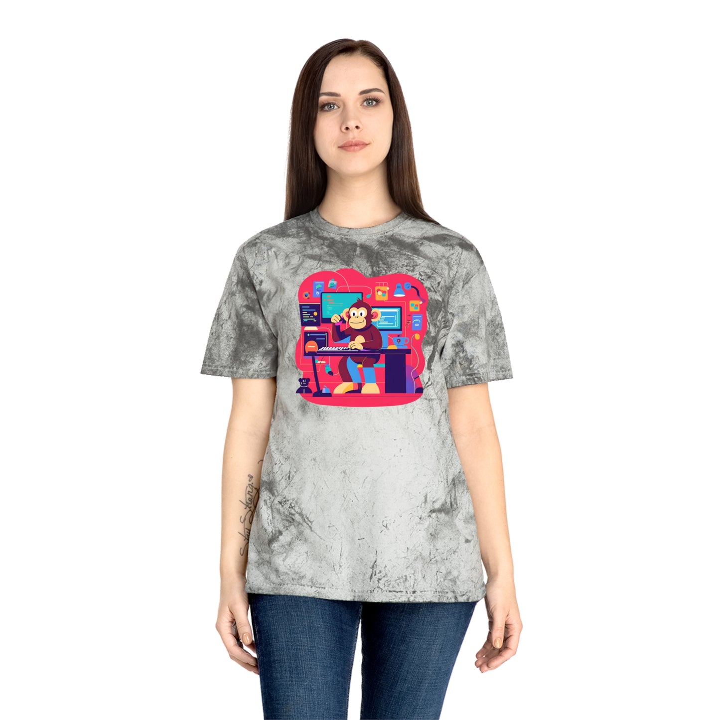 Colorful Gamer T-Shirt | Unisex T-Shirt for Tech Lovers, Video Game Merch, Fun Casual Wear, Unique Gift for Gamers