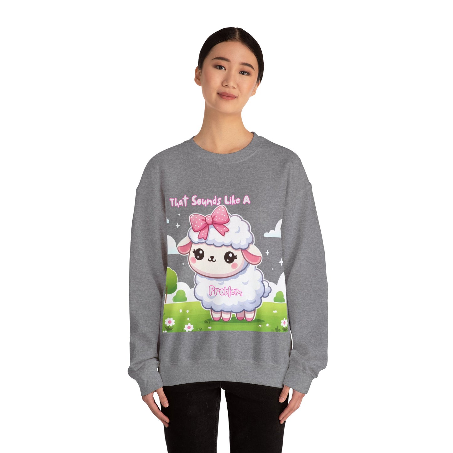 Ewe Problem - Unisex Heavy Blend™ Crewneck Sweatshirt