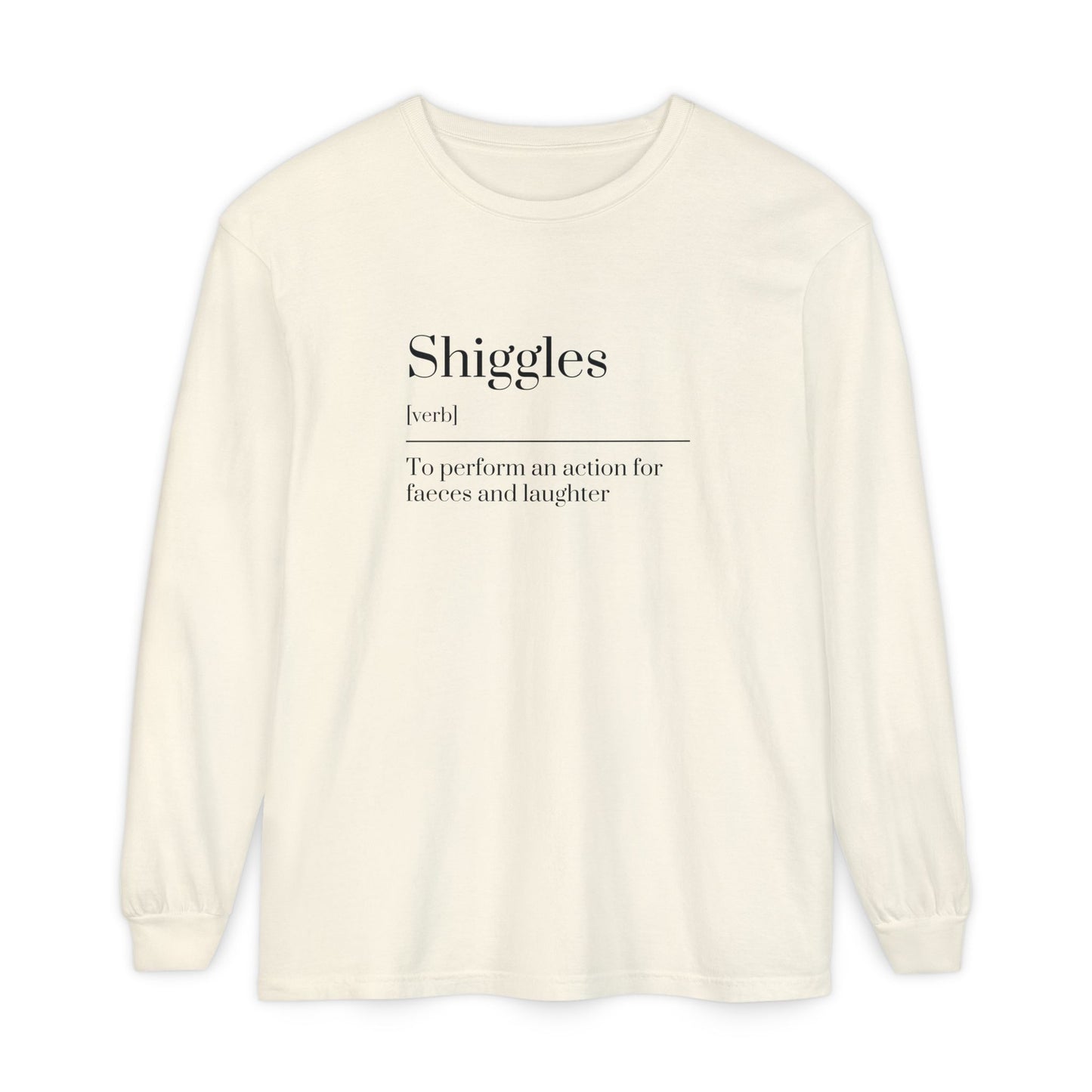 Unisex Garment-dyed Long Sleeve T-Shirt