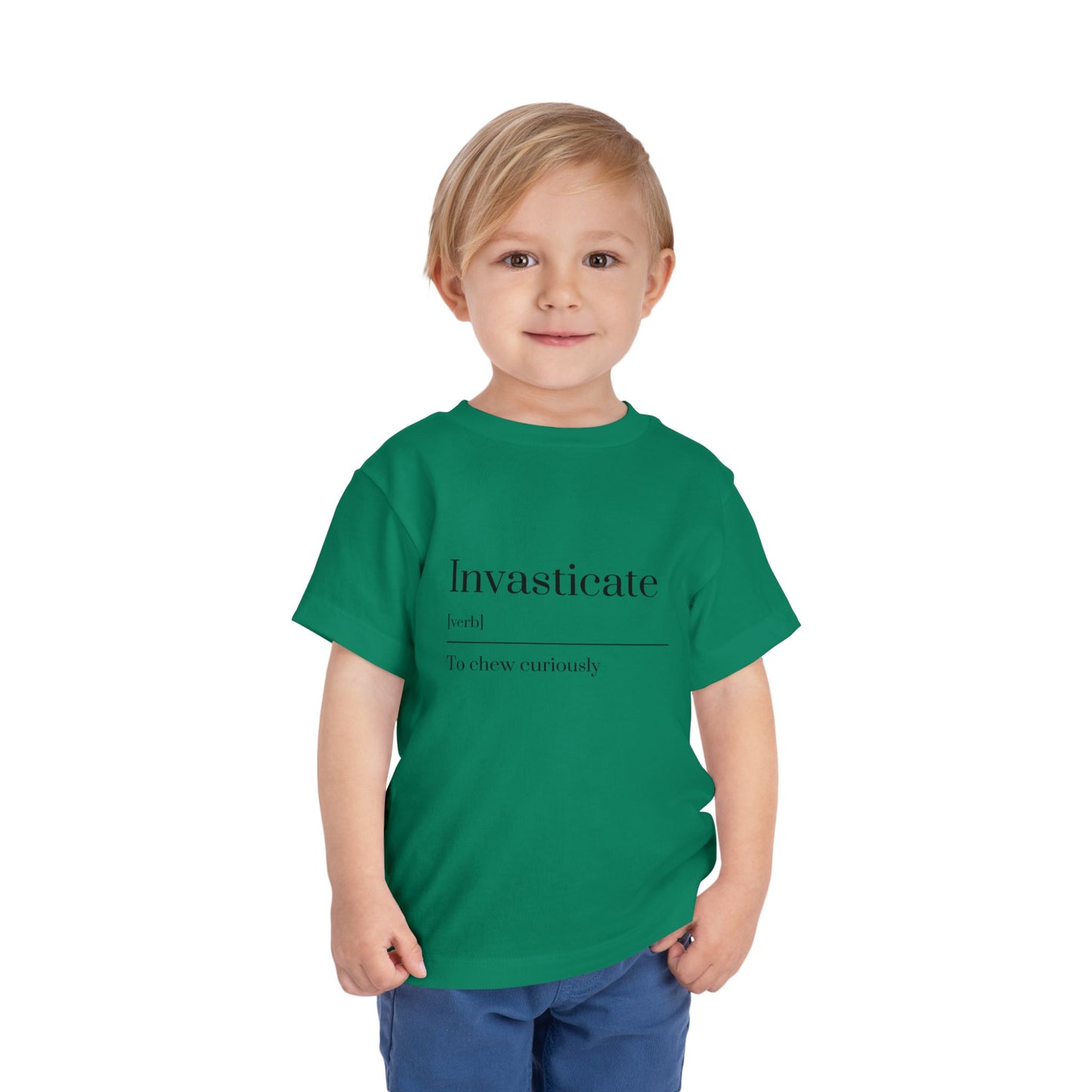 Curious Toddler Tee - Cute Short Sleeve Shirt, Kids Gift, Playful T-Shirt, Educational Apparel, Toddler Clothes
