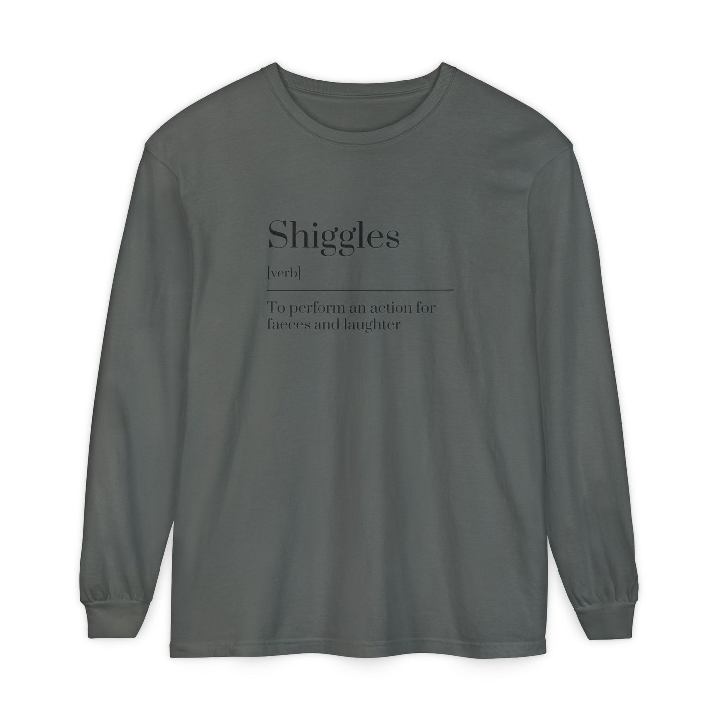 Unisex Garment-dyed Long Sleeve T-Shirt