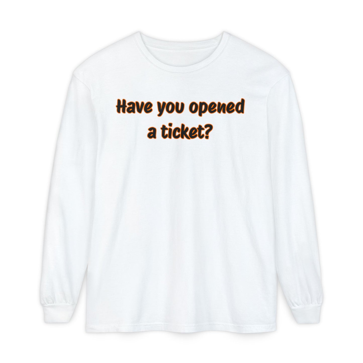 Unisex Garment-dyed Long Sleeve T-Shirt