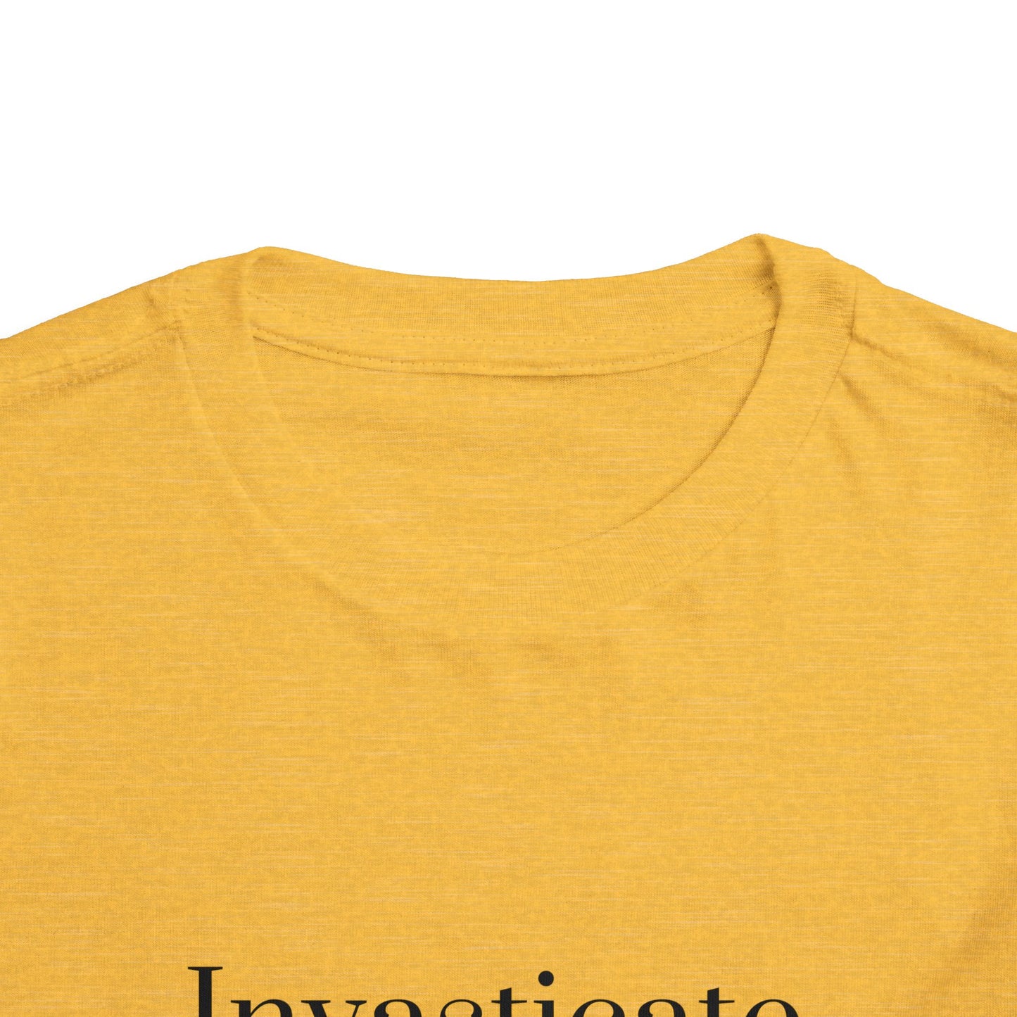 Curious Toddler Tee - Cute Short Sleeve Shirt, Kids Gift, Playful T-Shirt, Educational Apparel, Toddler Clothes