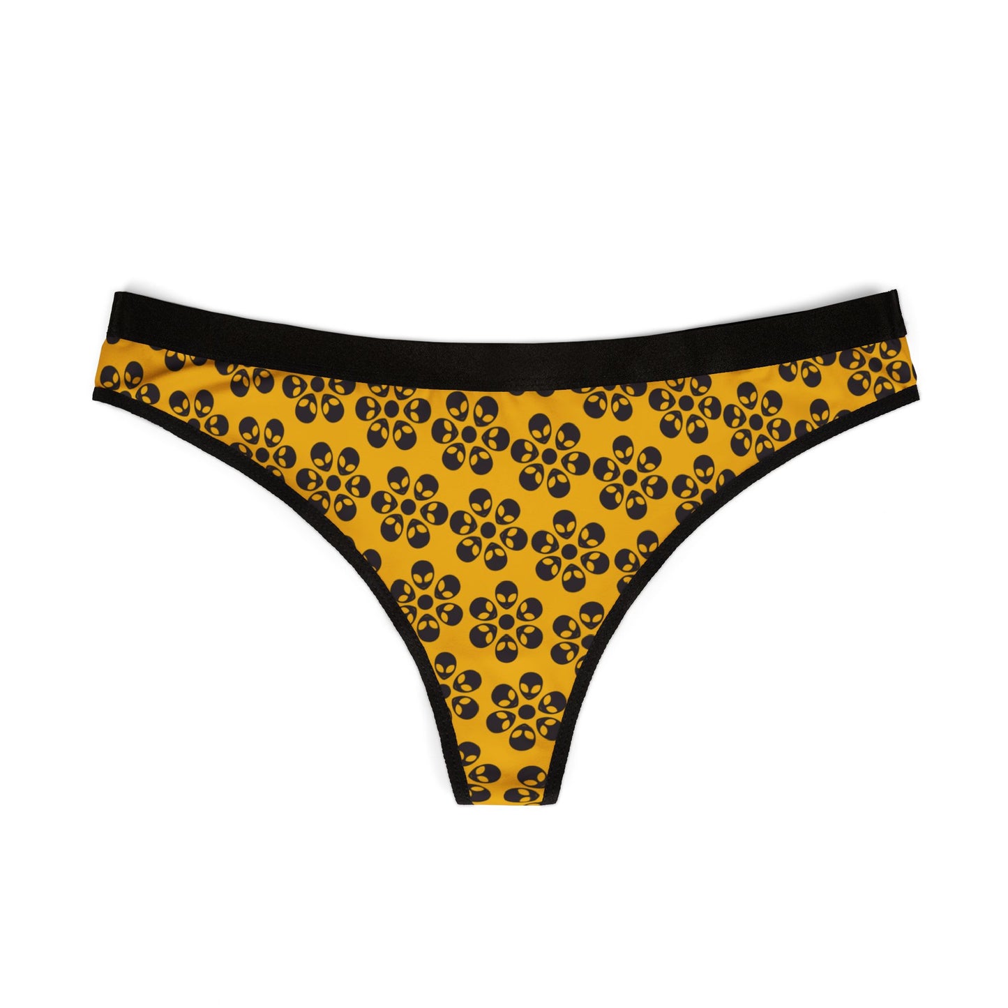 Alien Floral Thong - Yellow