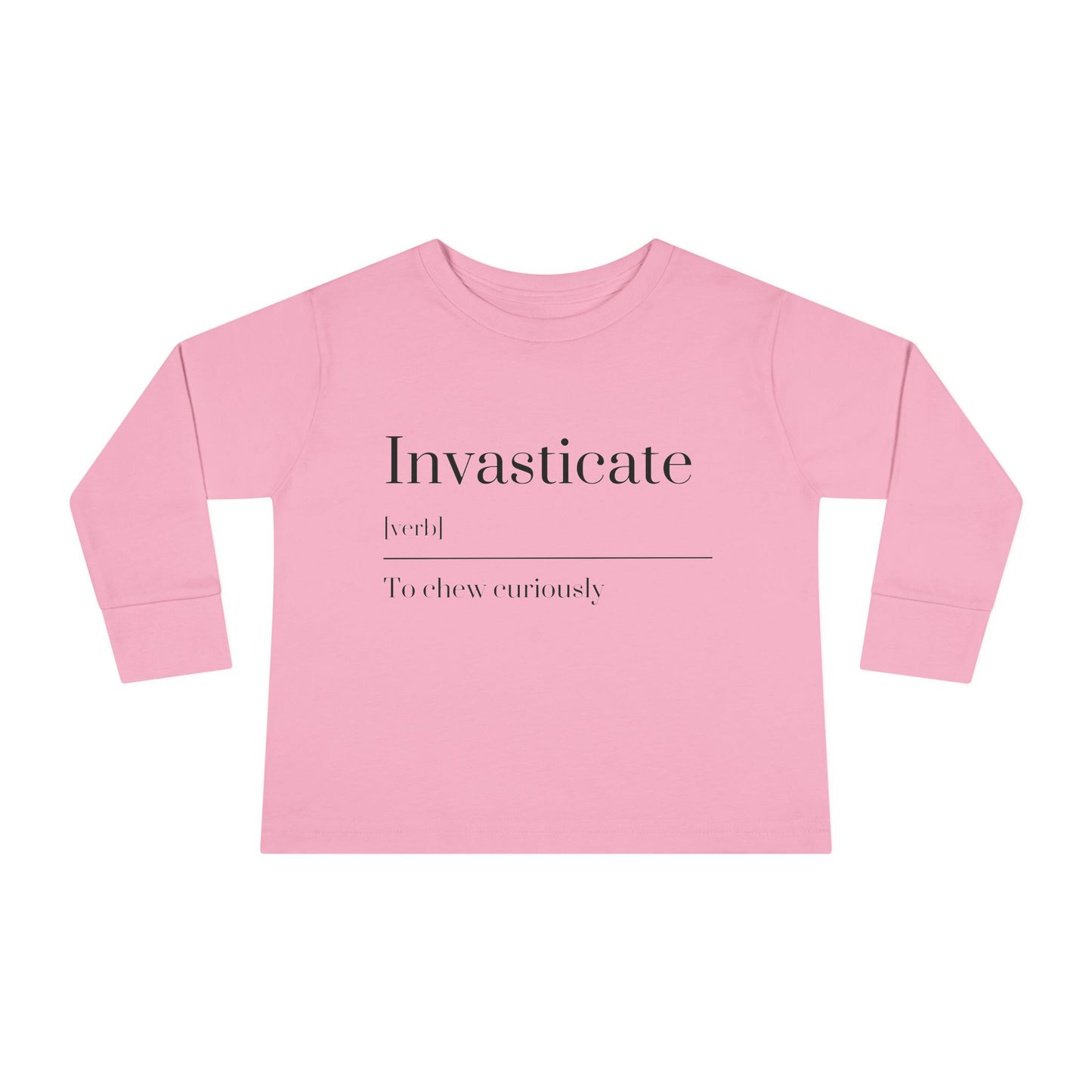 Toddler Long Sleeve Tee with Inspirational Quote, Cute Kids Shirt, Kids Gift, Motivational Toddler Apparel, Cozy Everyday Top