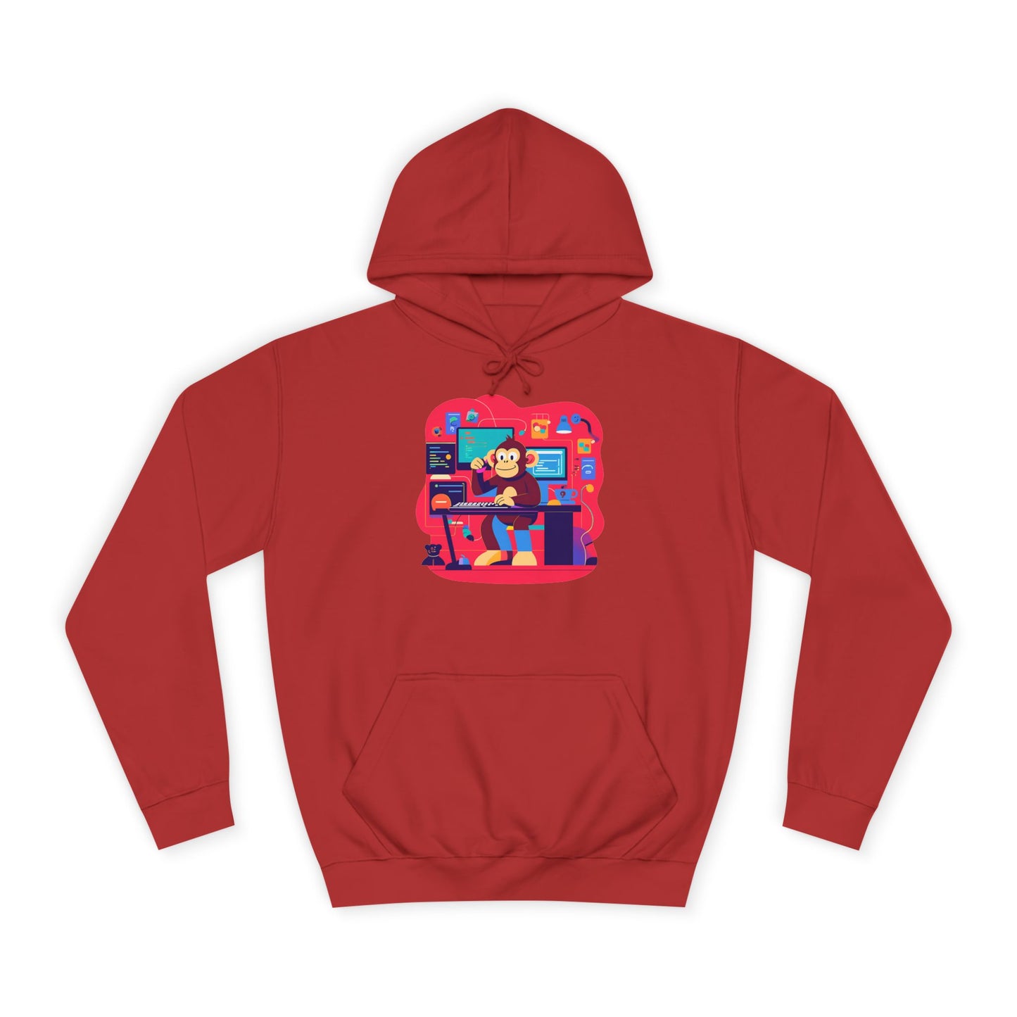 Colorful College Hoodie, Unisex Sweatshirt, School Spirit Wear, Gift for Students, Cozy Campus Apparel, College Graduation Gift