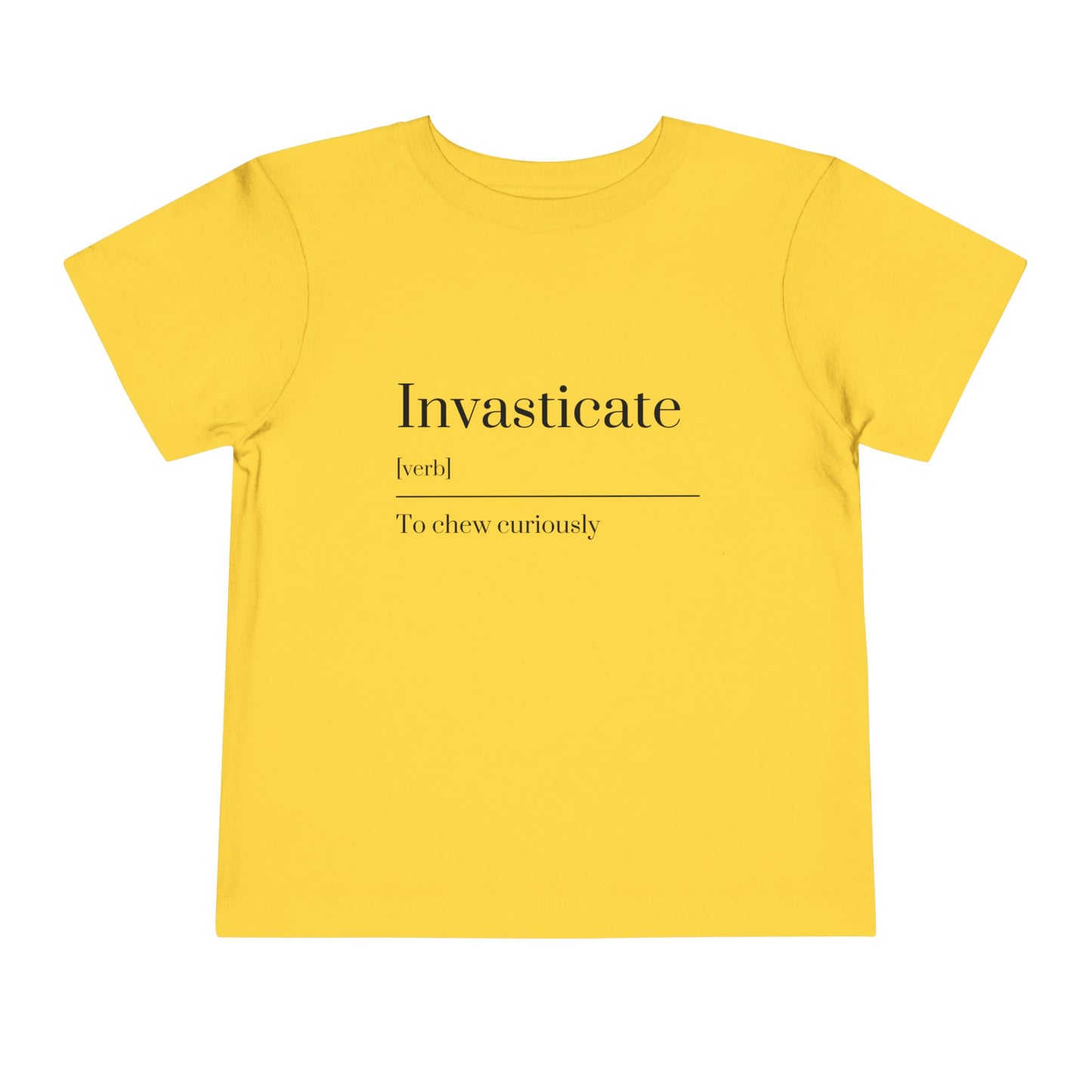 Curious Toddler Tee - Cute Short Sleeve Shirt, Kids Gift, Playful T-Shirt, Educational Apparel, Toddler Clothes