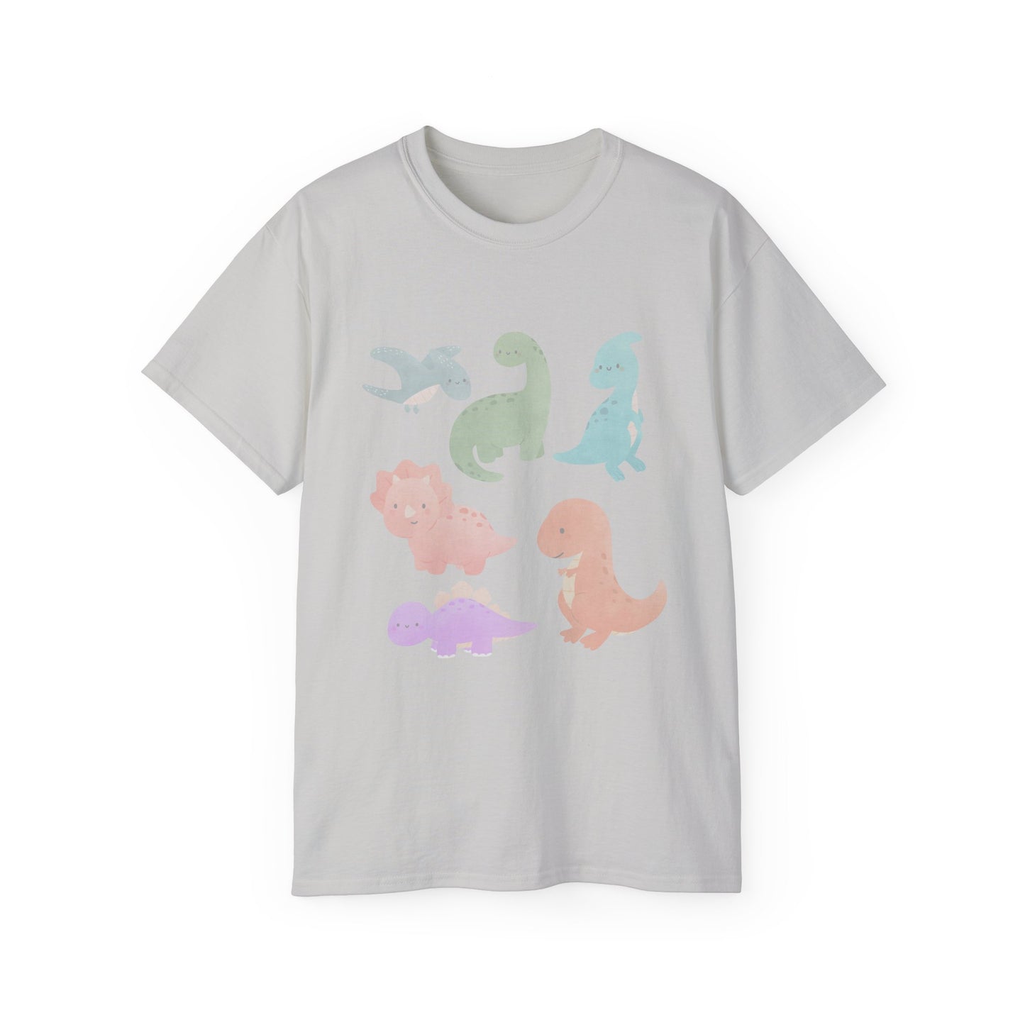 Adorable Dinosaur Graphic Tee - Cute Dino Shirt, Kids Gift, Dinosaur Lovers Apparel, Unisex Casual Wear, Fun Birthday Present