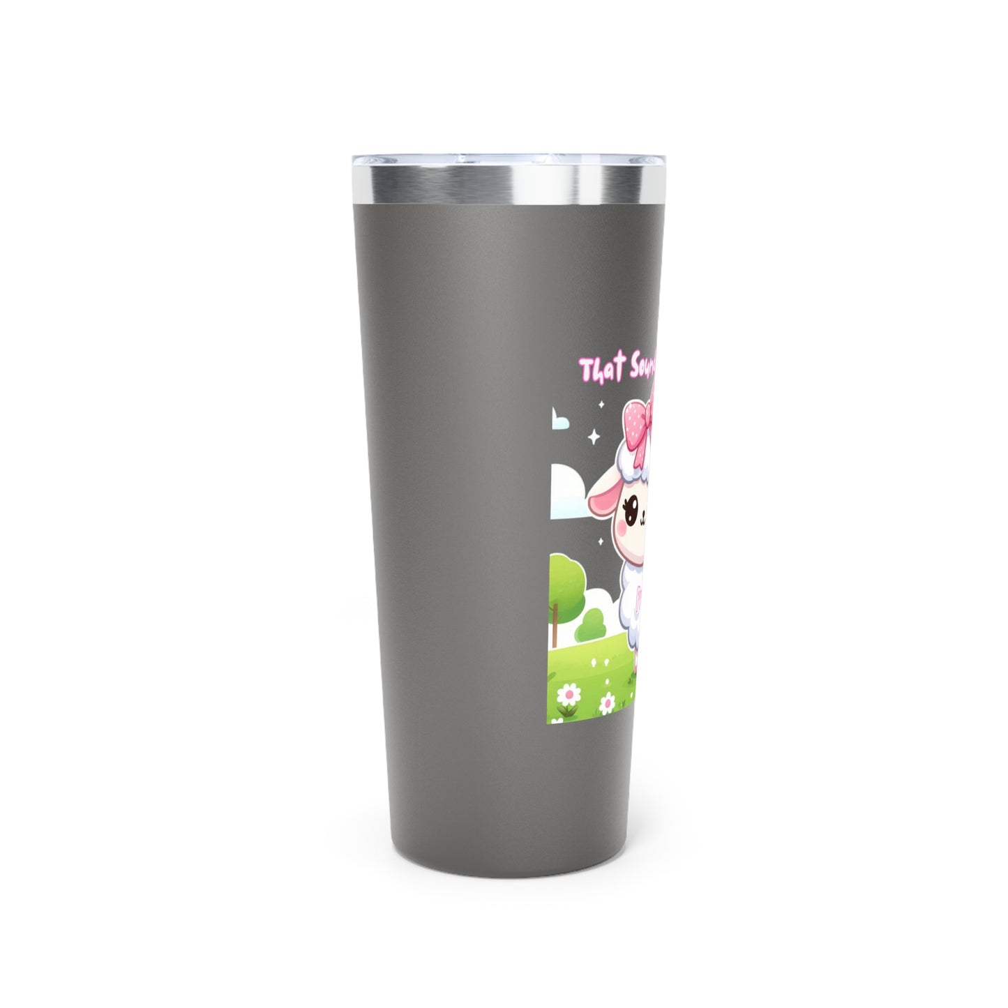 Cute Sheep Tumbler - Insulated Drinkware for Tea & Coffee Lovers, Travel Mug, Gift for Animal Lovers, Birthday Party, Everyday Use