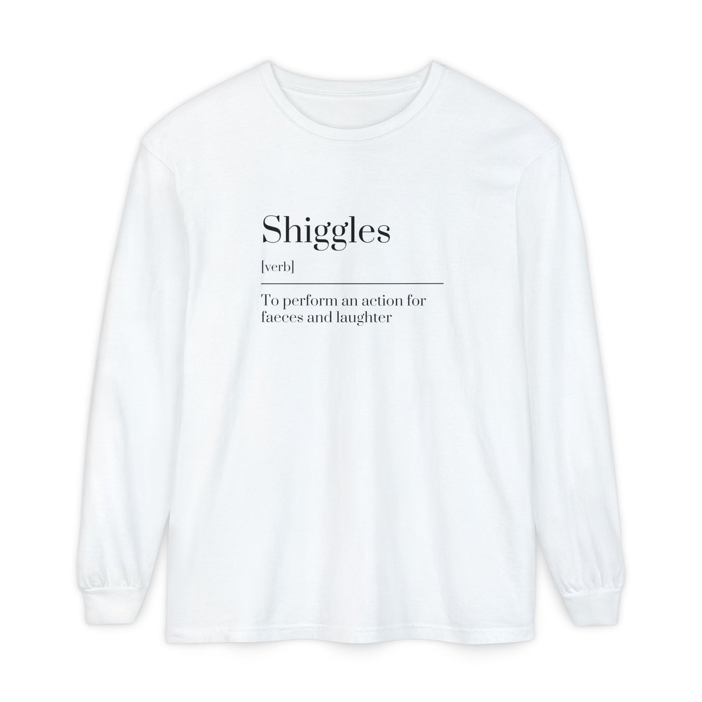 Unisex Garment-dyed Long Sleeve T-Shirt