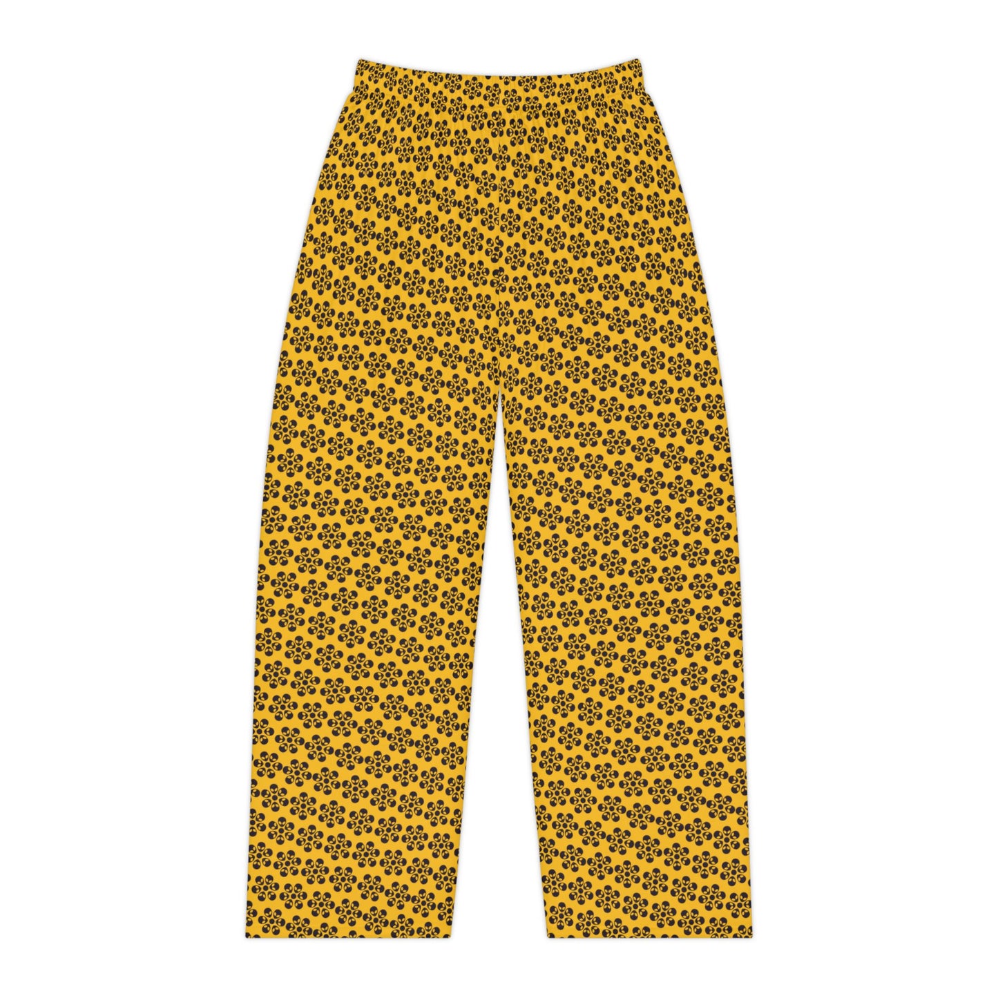 Alien Floral Pajama Bottoms - Yellow