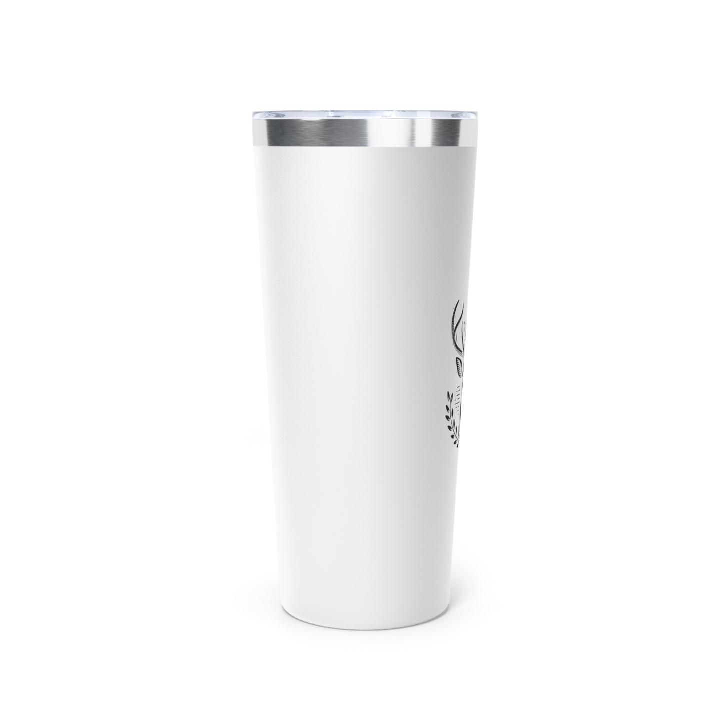 Stainless Steel Tumbler - Regal Deer Design, 22oz - Perfect for Gifts and Outdoor Adventures - Oh Deer Lord