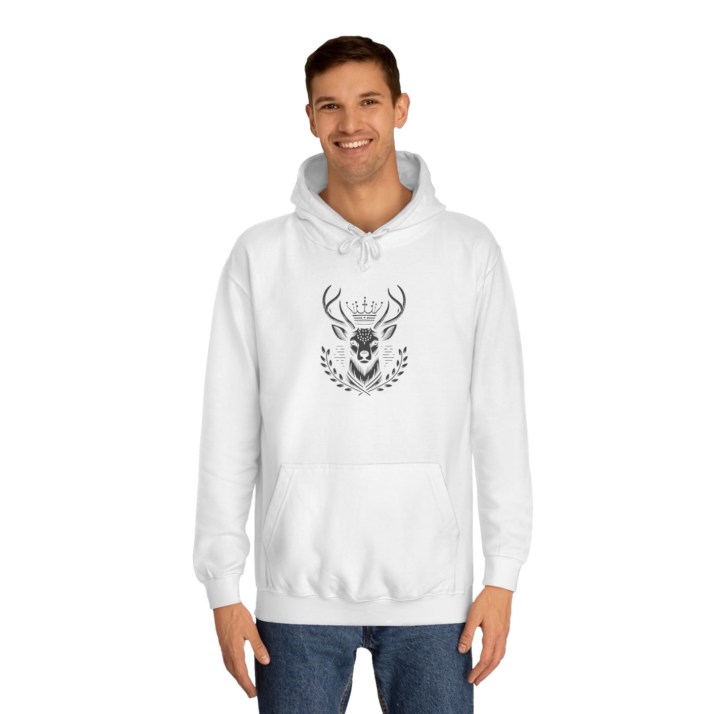 Stylish Unisex College Hoodie with Unique Design, Perfect for Casual Wear, Gifts, College Events, Fall Fashion, and Cozy Lounging - Oh Deer Lord