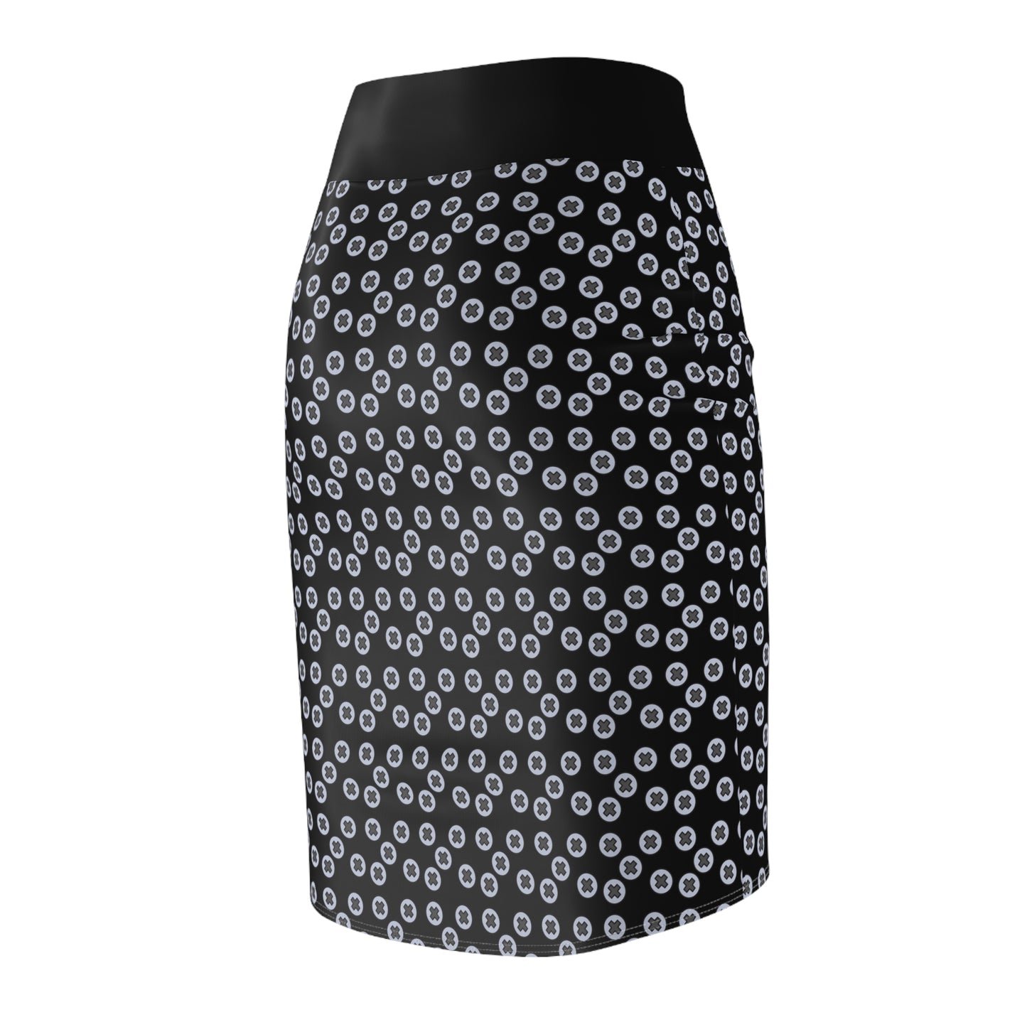 Chic Women's Pencil Skirt, Elegant Office Wear, Stylish High-Quality Skirt, Versatile Work Attire, Perfect for Events - Black