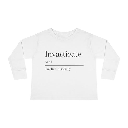 Toddler Long Sleeve Tee with Inspirational Quote, Cute Kids Shirt, Kids Gift, Motivational Toddler Apparel, Cozy Everyday Top