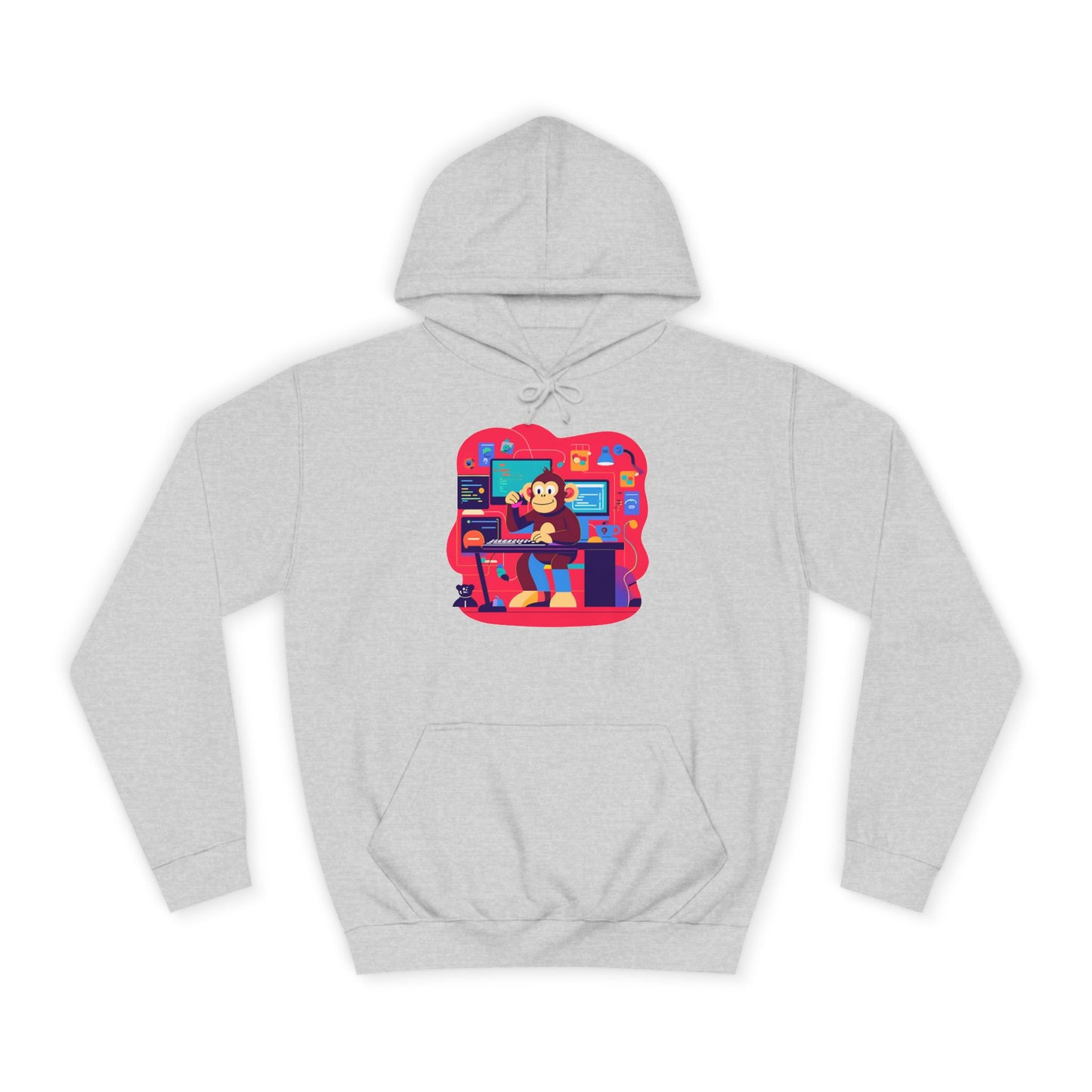 Colorful College Hoodie, Unisex Sweatshirt, School Spirit Wear, Gift for Students, Cozy Campus Apparel, College Graduation Gift