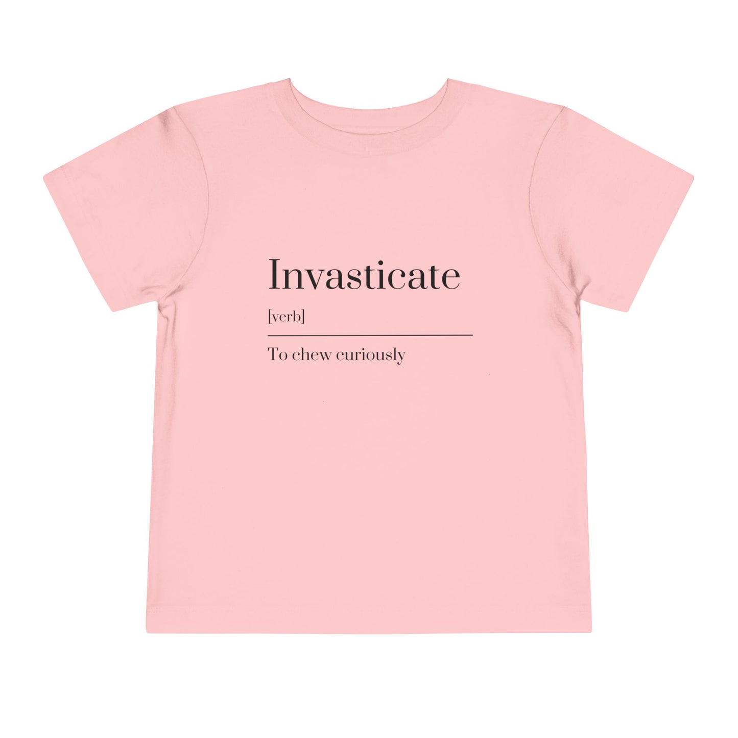 Curious Toddler Tee - Cute Short Sleeve Shirt, Kids Gift, Playful T-Shirt, Educational Apparel, Toddler Clothes