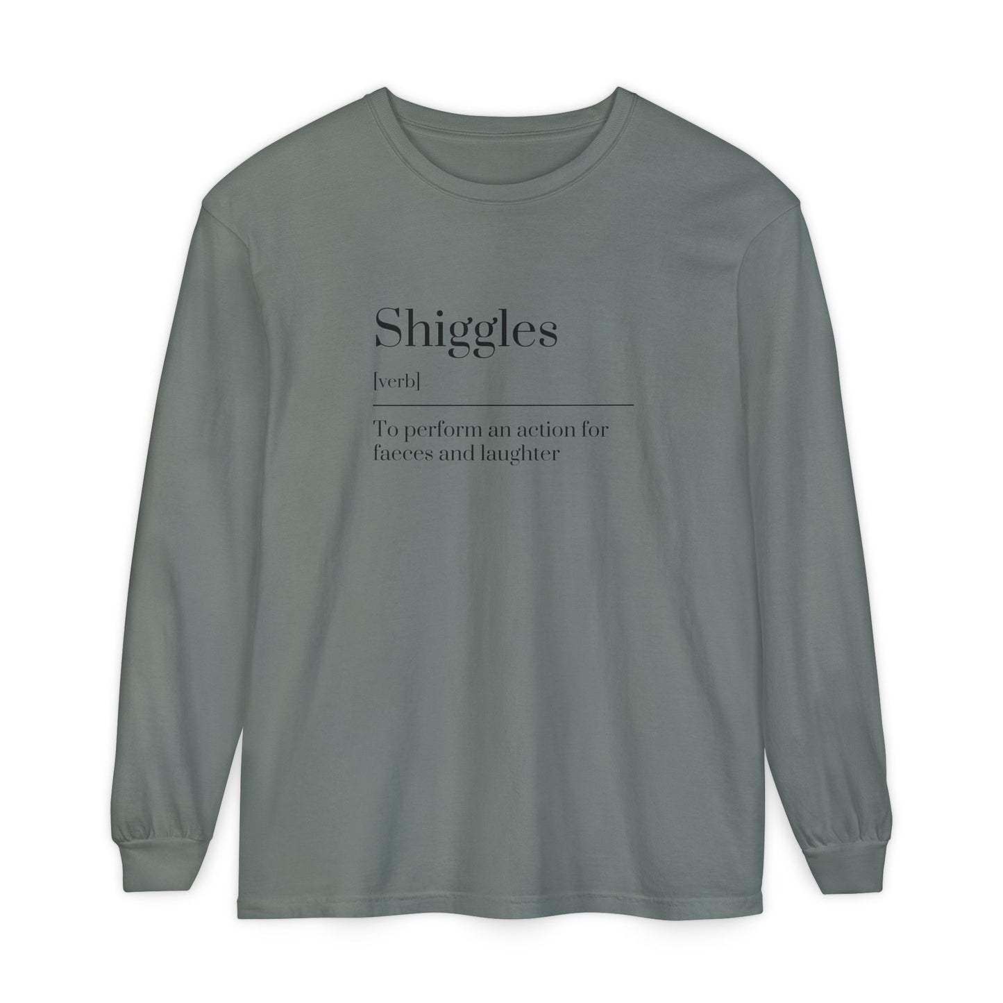 Unisex Garment-dyed Long Sleeve T-Shirt
