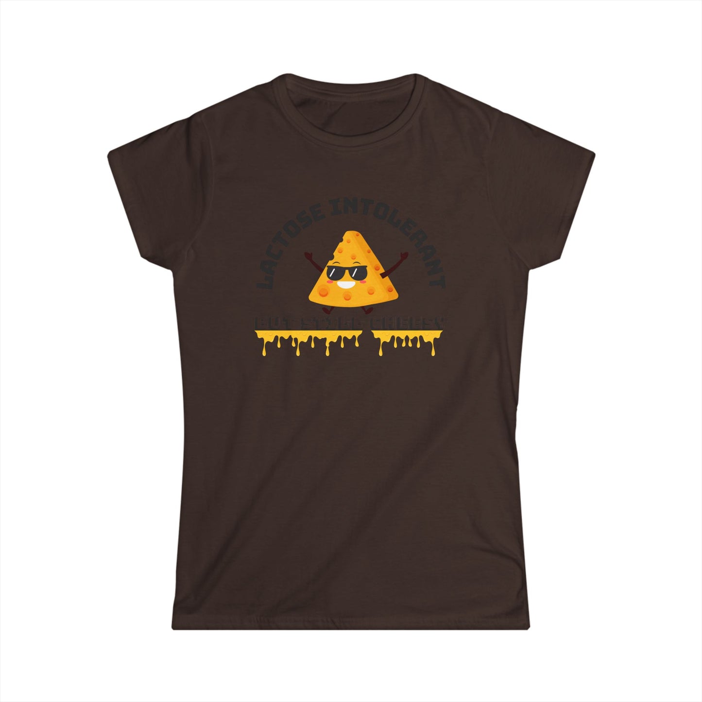 Lactose Intolerant Funny Tee, Perfect for Dairy Lovers, Gift for Foodies, Casual Wear, Comedy T-Shirt, Cute Graphic Tee