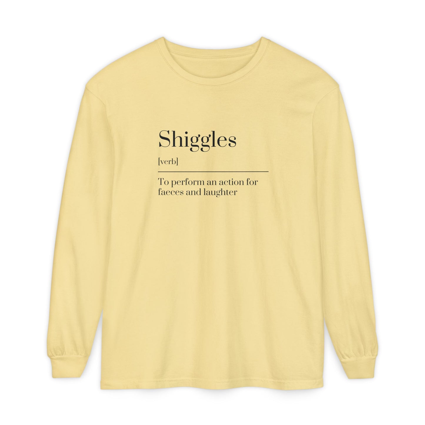 Unisex Garment-dyed Long Sleeve T-Shirt