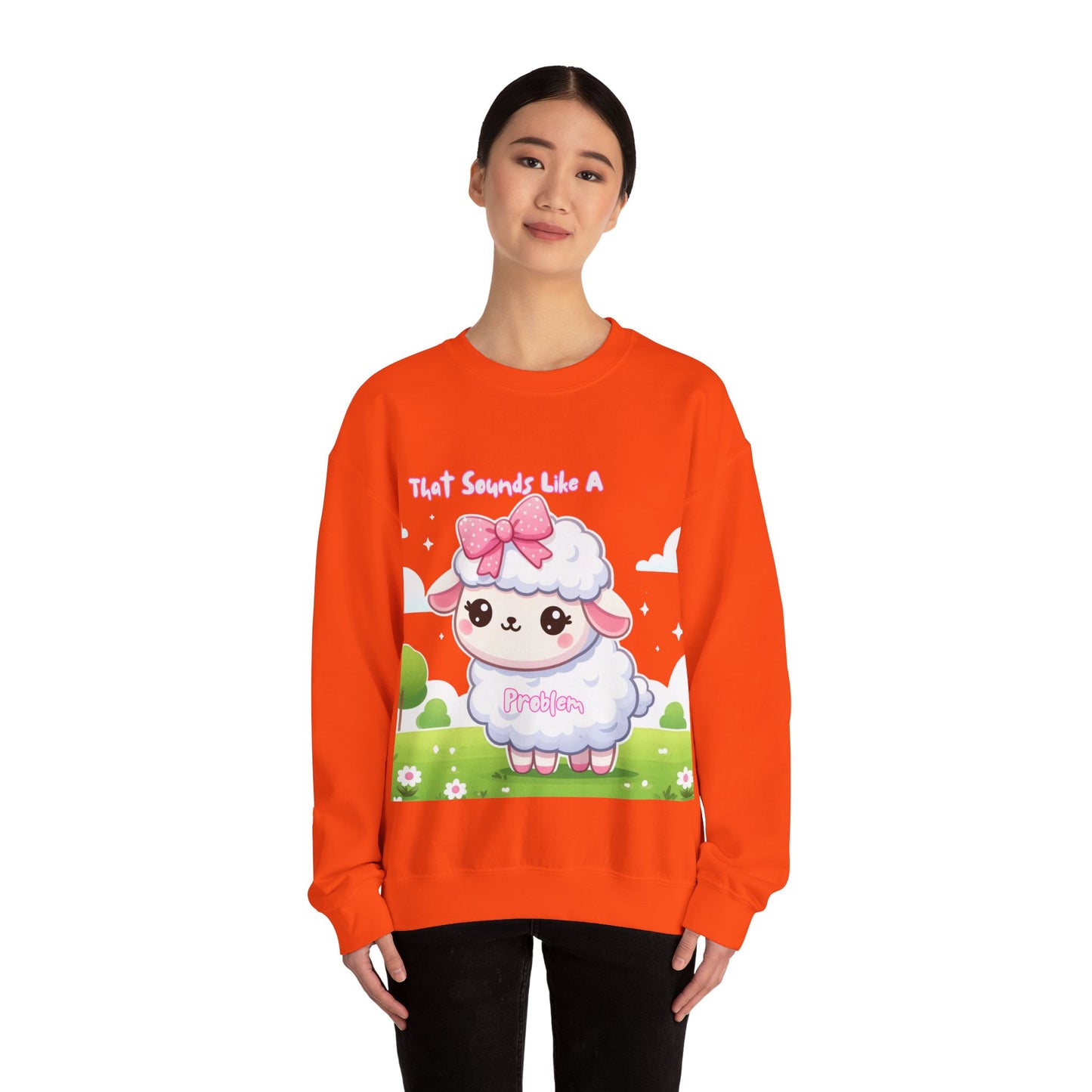 Ewe Problem - Unisex Heavy Blend™ Crewneck Sweatshirt