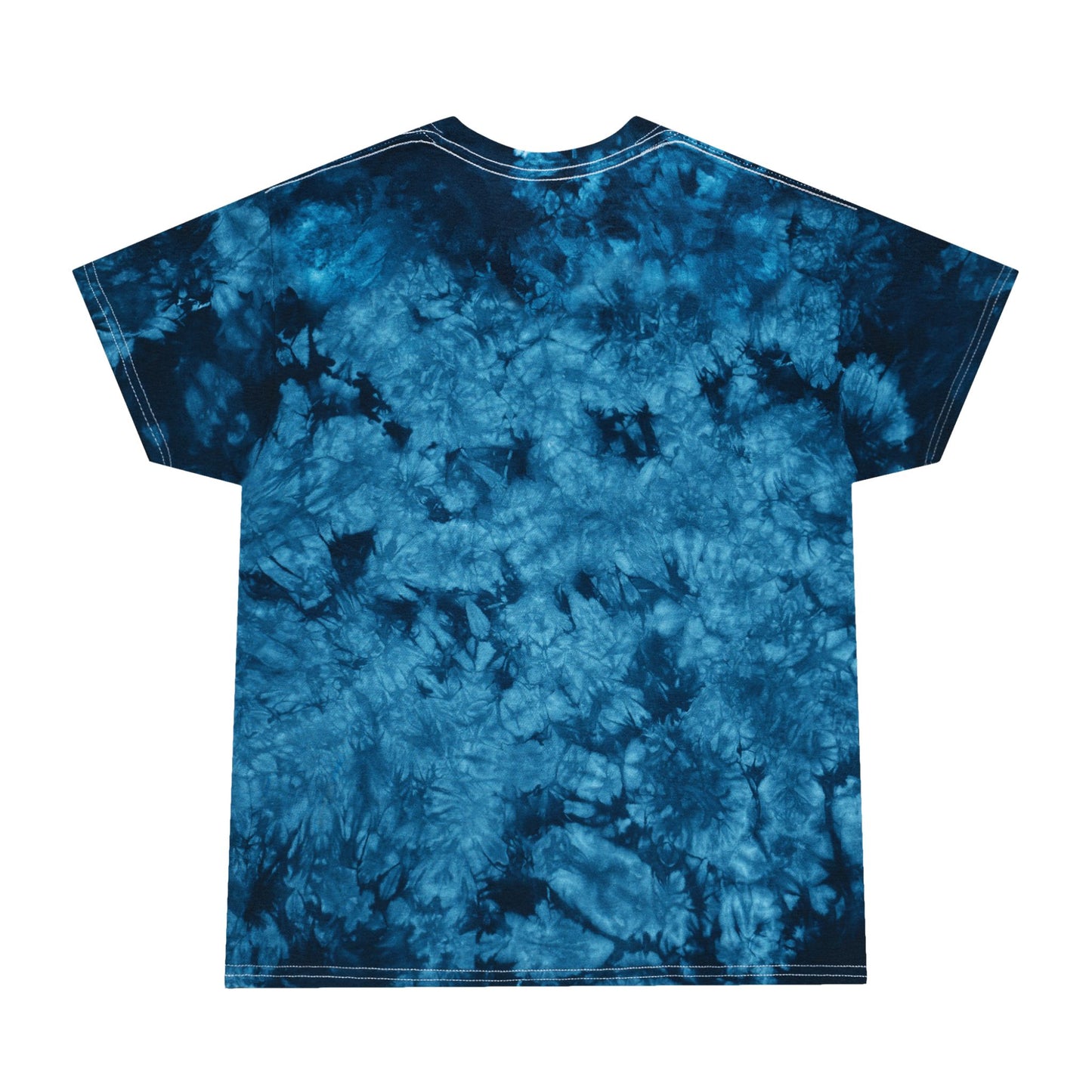 Blue Tie-Dye T-Shirt with Majestic Deer Design - Oh Deer Lord