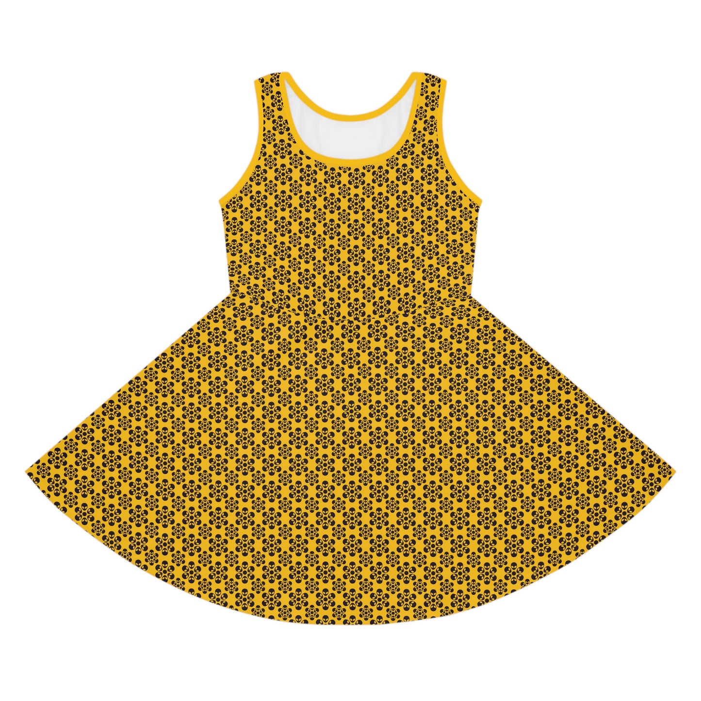 Girls Alien Sundress - Yellow