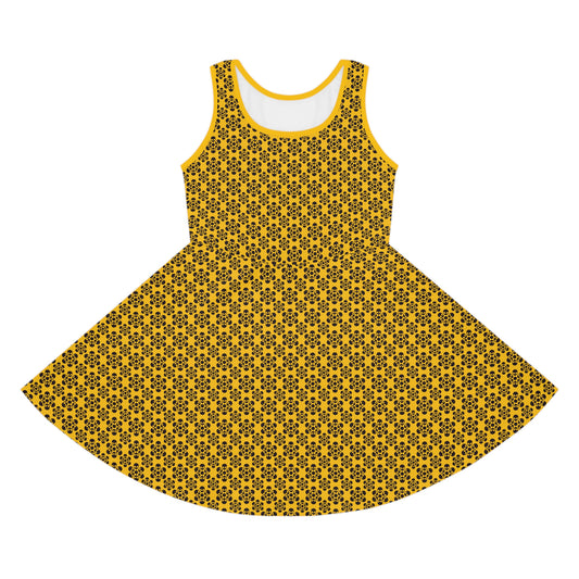 Girls Alien Sundress - Yellow