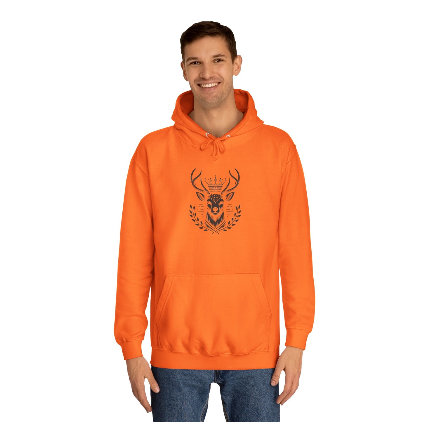 Stylish Unisex College Hoodie with Unique Design, Perfect for Casual Wear, Gifts, College Events, Fall Fashion, and Cozy Lounging - Oh Deer Lord