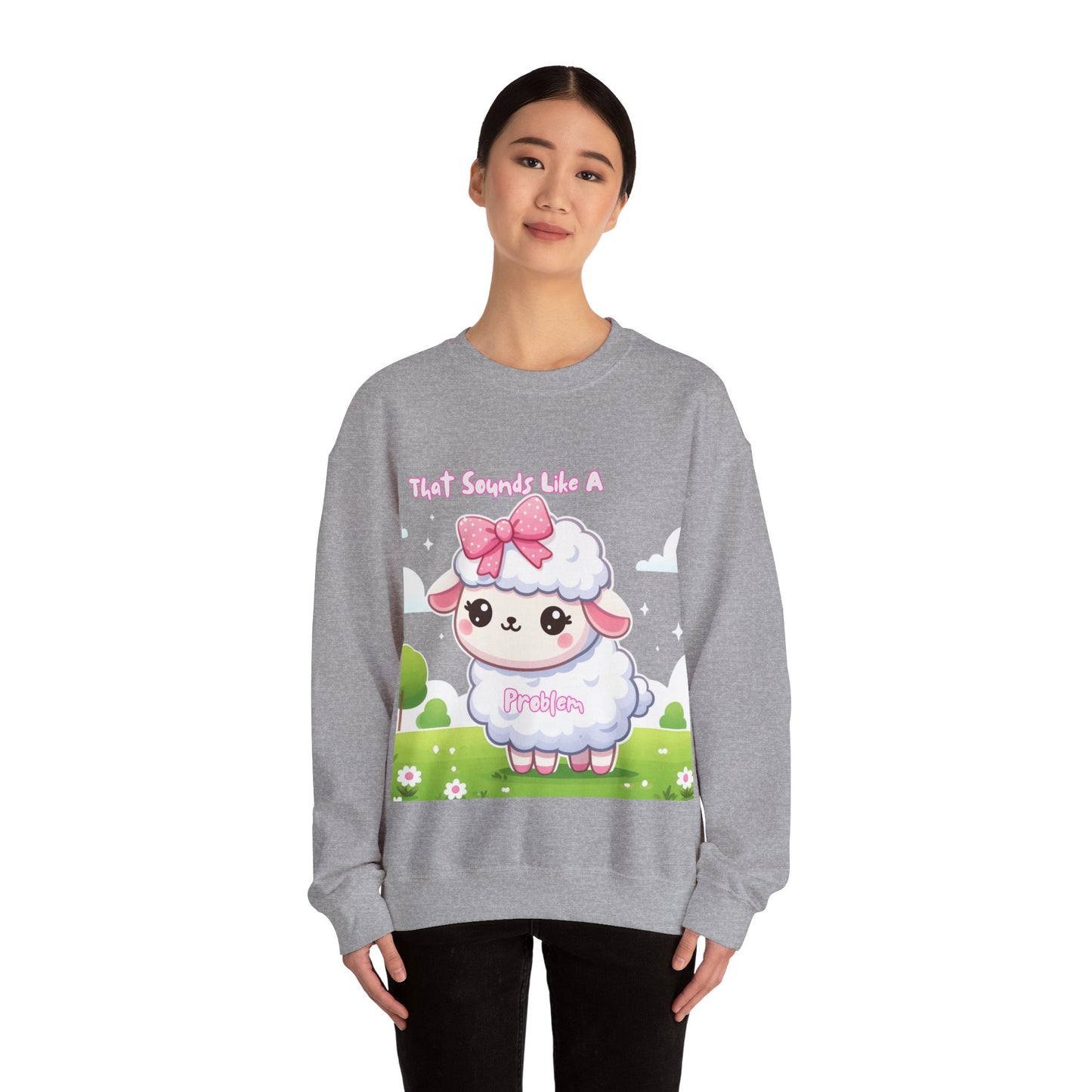 Ewe Problem - Unisex Heavy Blend™ Crewneck Sweatshirt