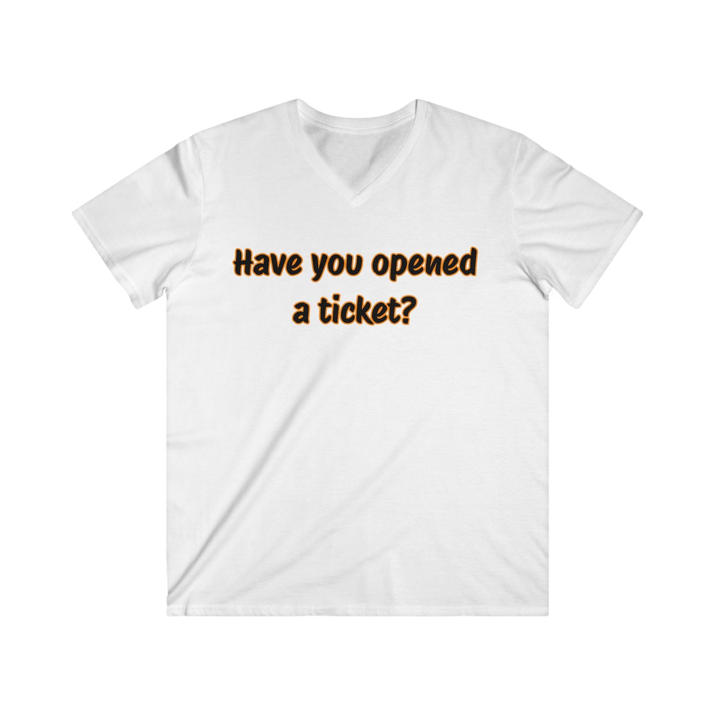 Men's Fitted V-Neck Short Sleeve Tee