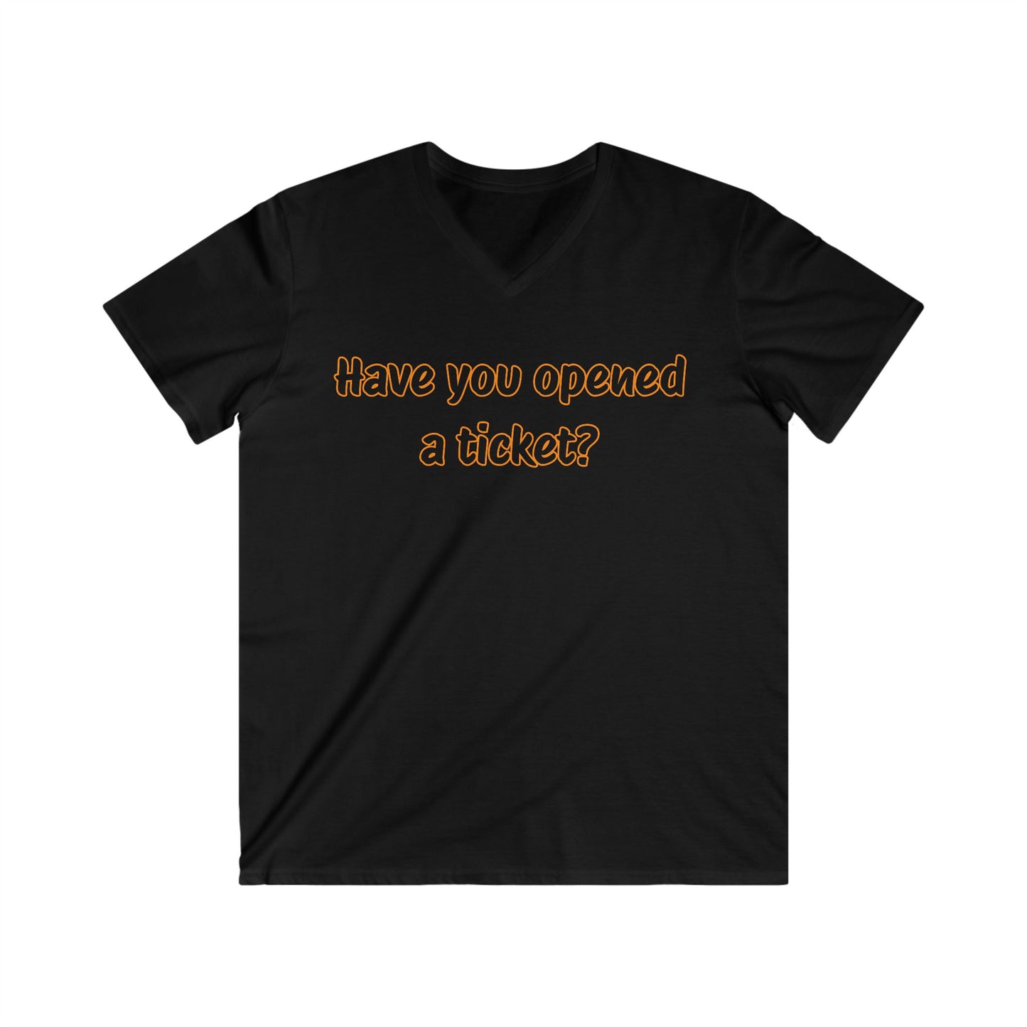 Men's Fitted V-Neck Short Sleeve Tee