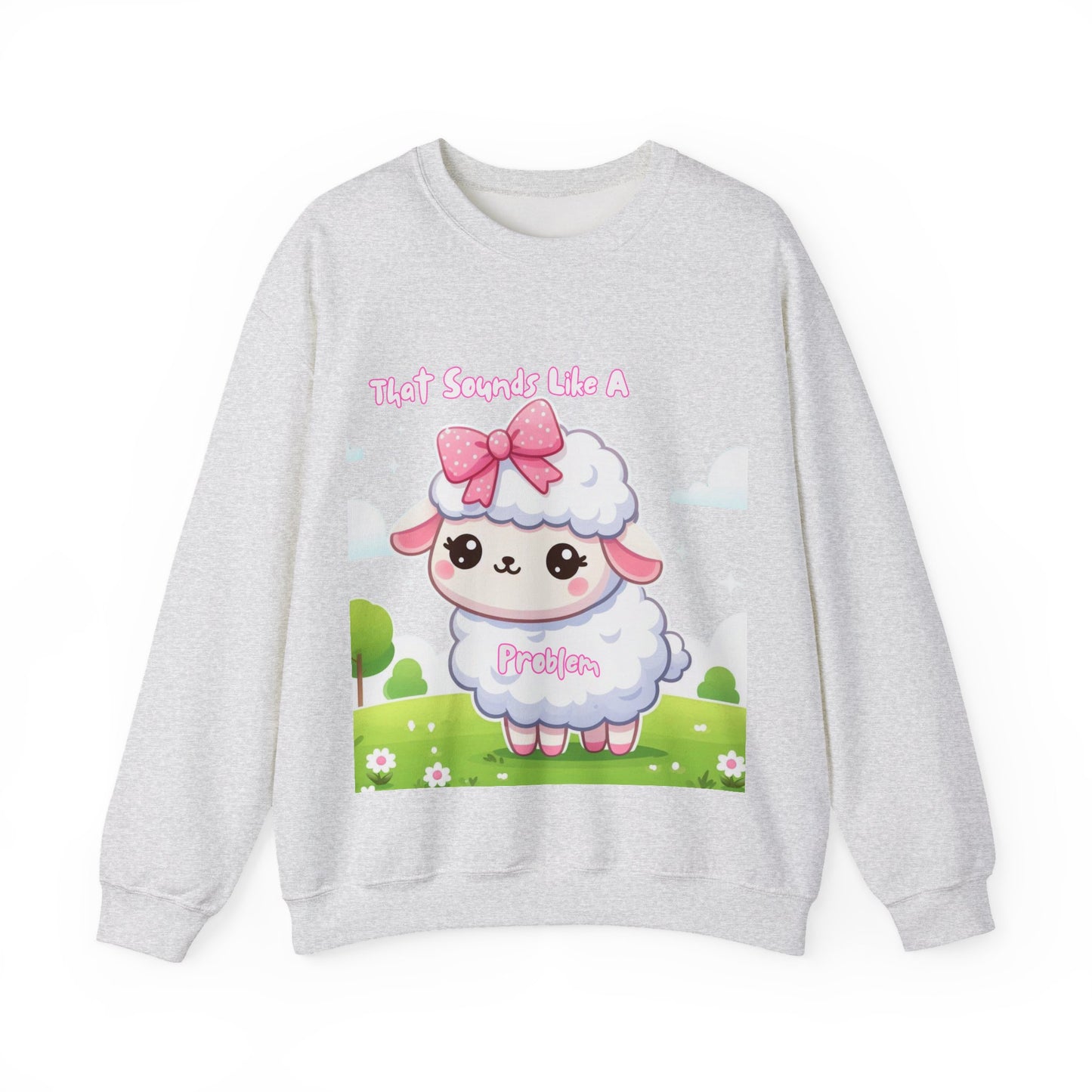 Ewe Problem - Unisex Heavy Blend™ Crewneck Sweatshirt