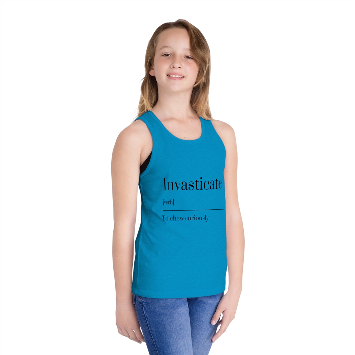 Curious Kid's Jersey Tank Top - Fun and Playful, Perfect for Summer Outings, Birthday Gifts, and Learning