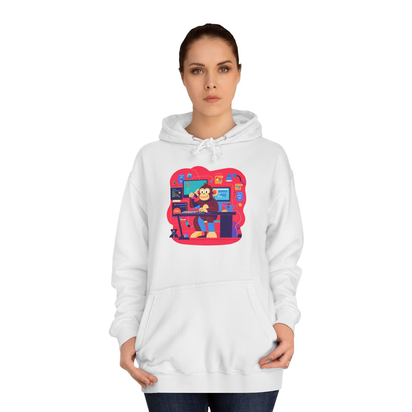 Colorful College Hoodie, Unisex Sweatshirt, School Spirit Wear, Gift for Students, Cozy Campus Apparel, College Graduation Gift