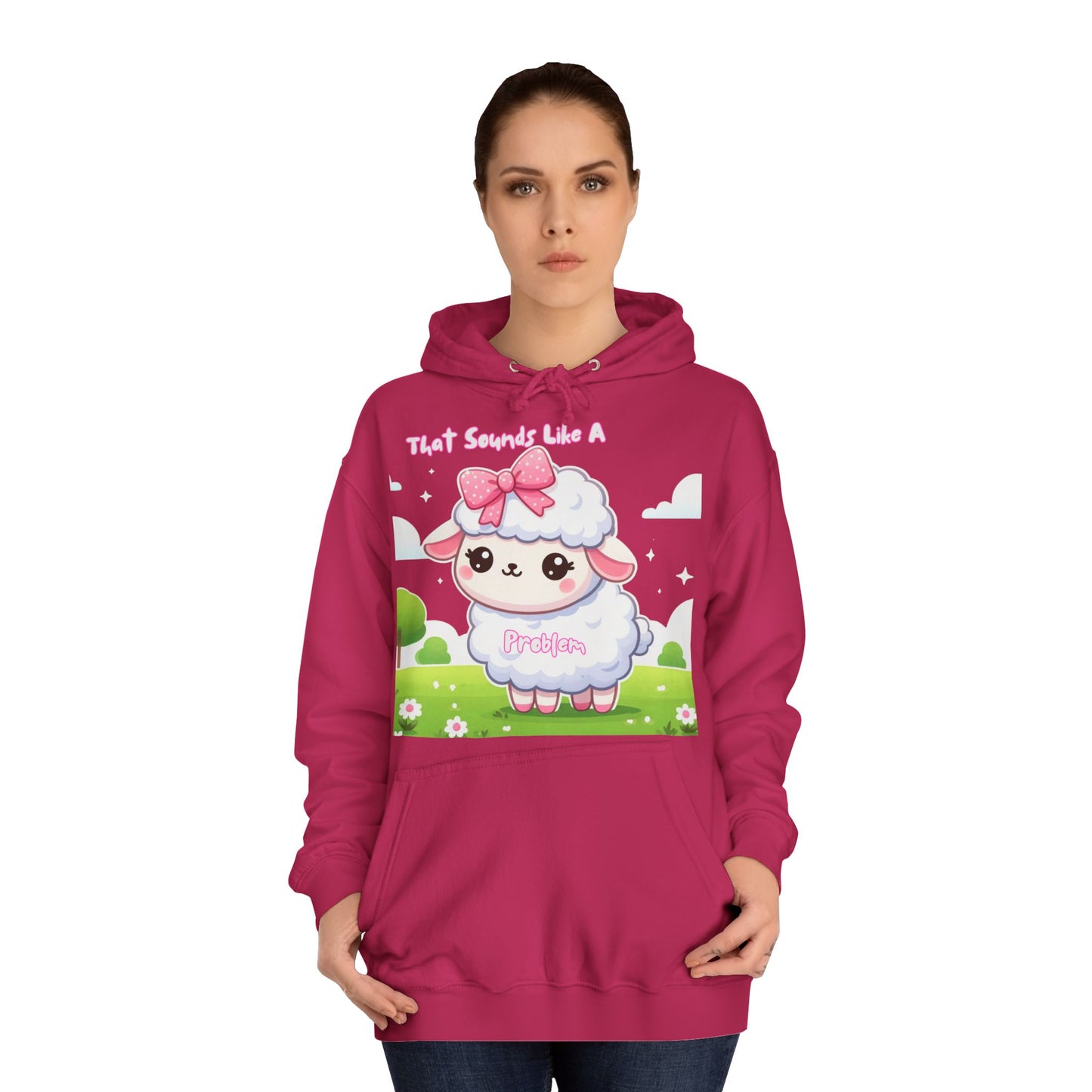 Ewe Problem - Unisex College Hoodie